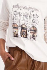 Elegantes Langarmshirt