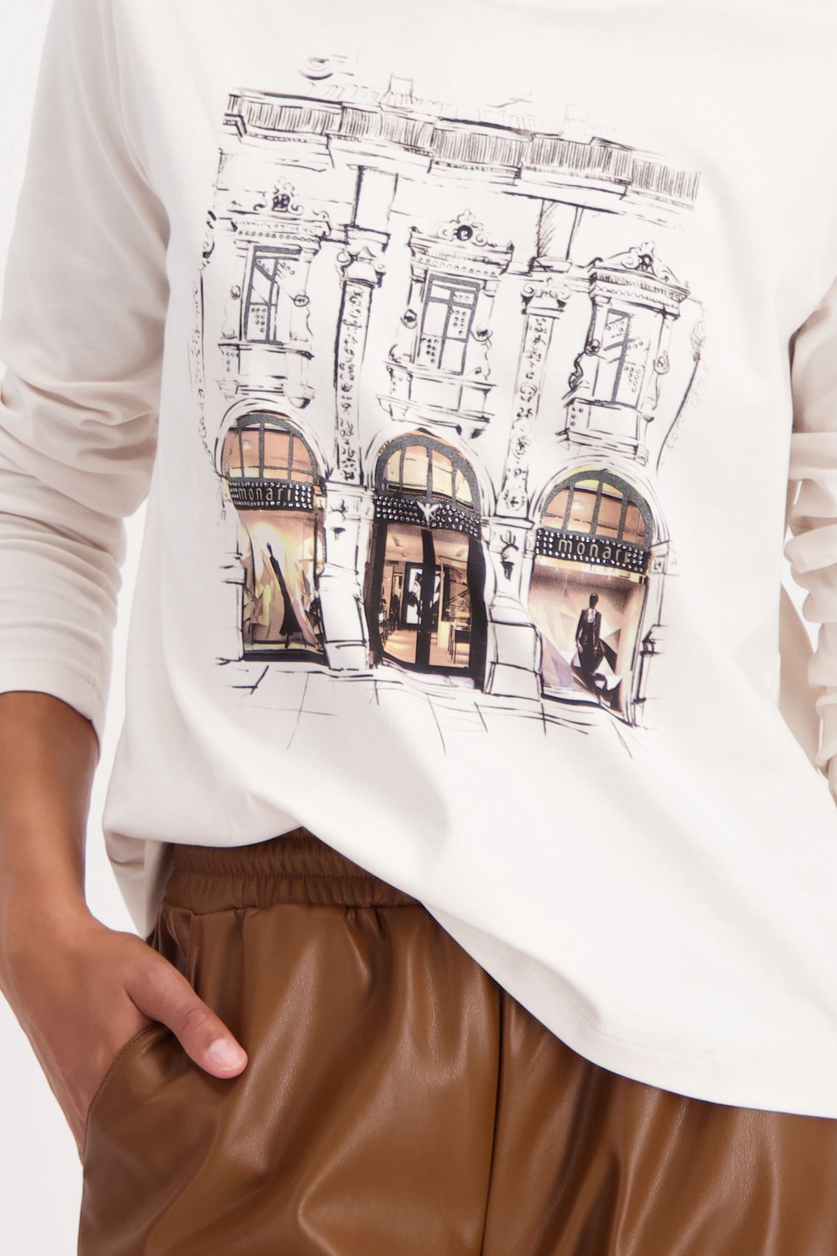 Elegantes Langarmshirt