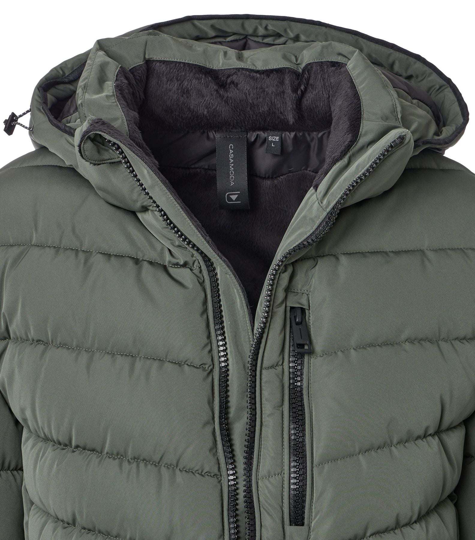 Steppjacke mit Kapuze