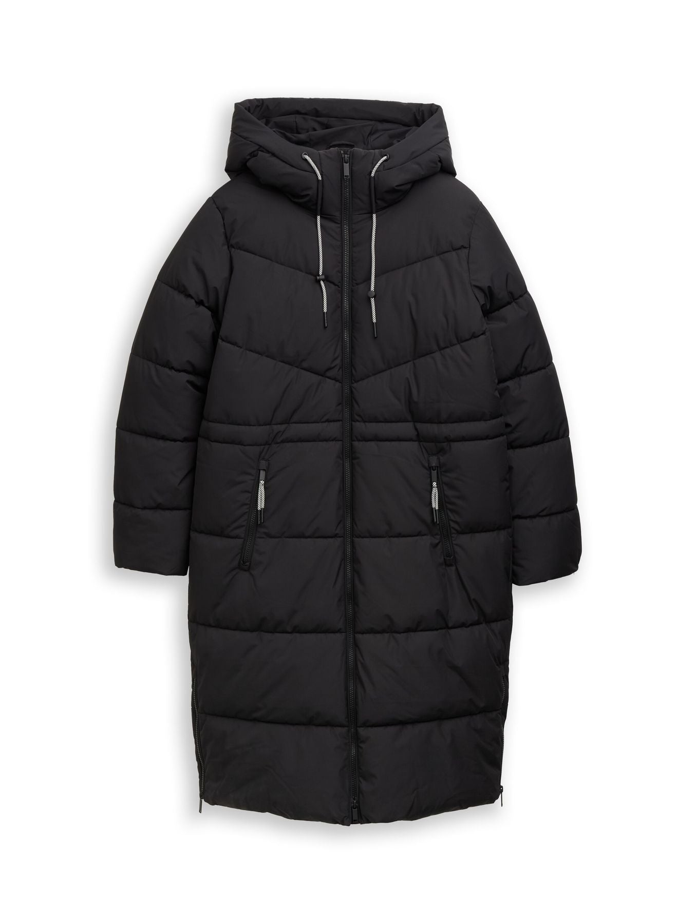 Puffer-Mantel mit Kapuze