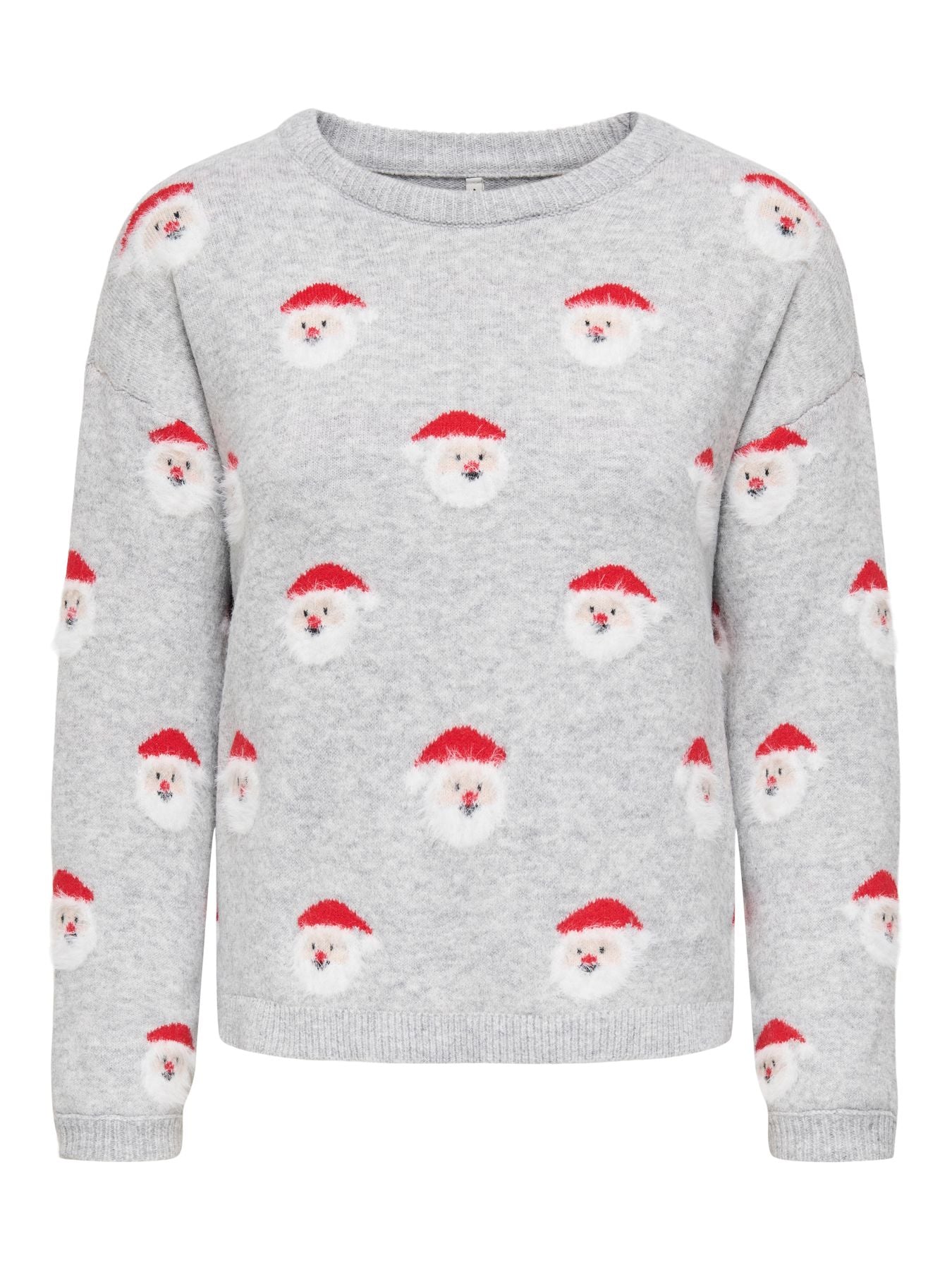 ONLXMAS SANTA LS O-NECK DETAIL CS KNT