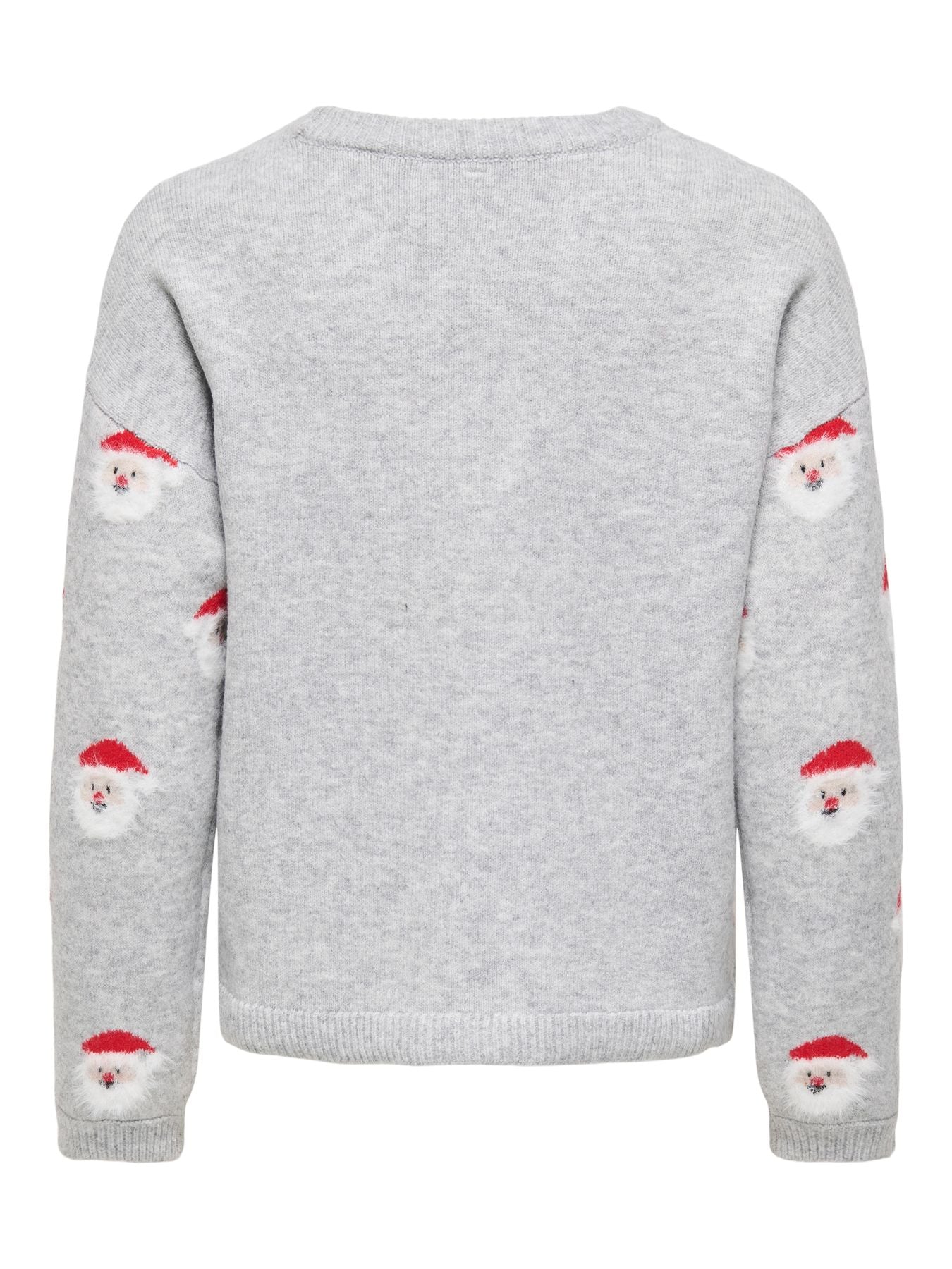 ONLXMAS SANTA LS O-NECK DETAIL CS KNT