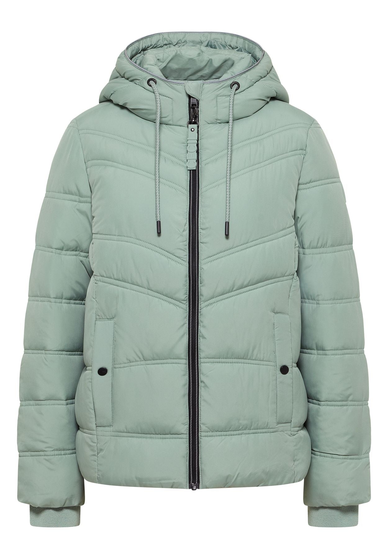 Steppjacke mit Kapuze