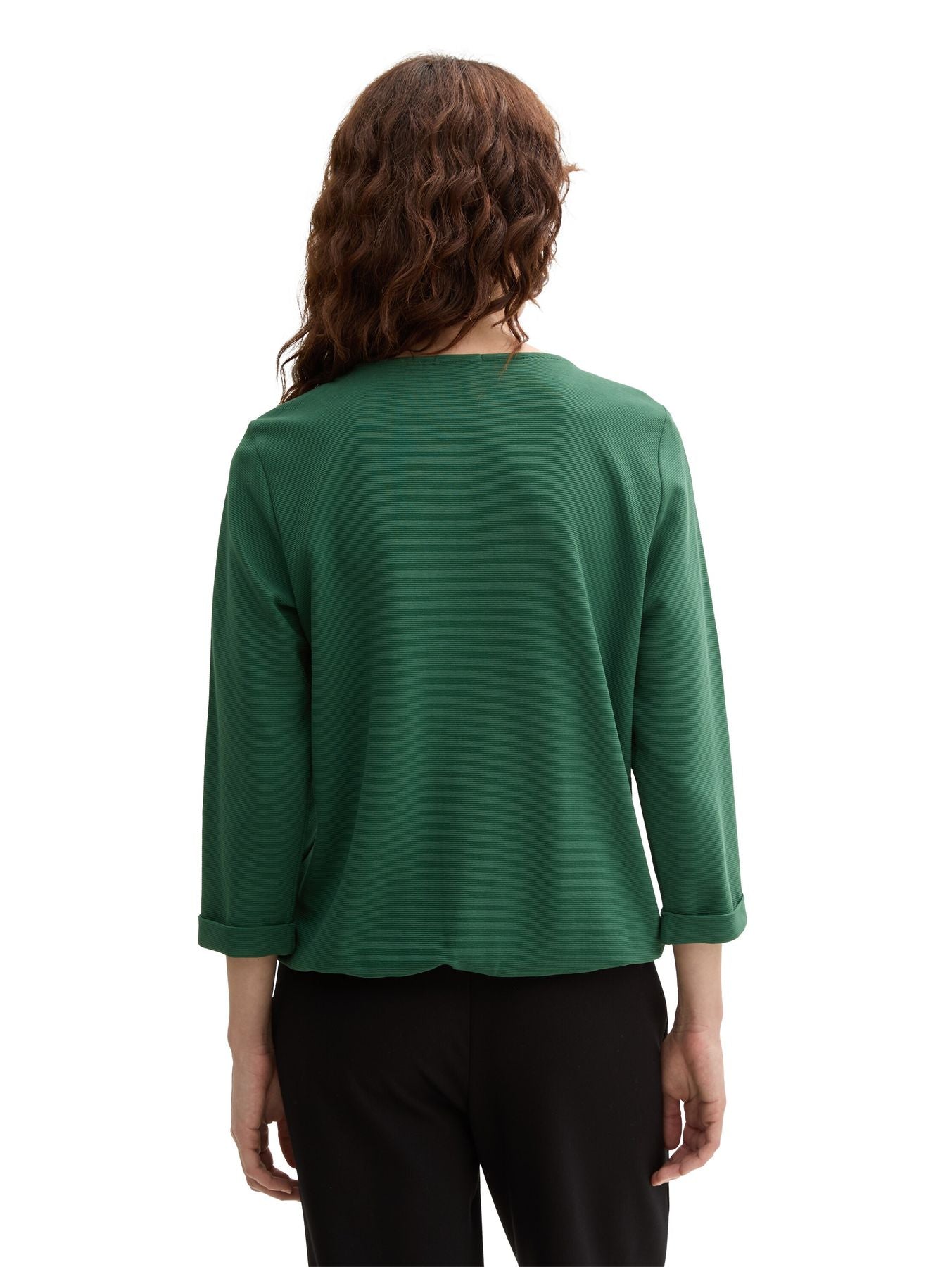 Langarmshirt mit Knopf-Details