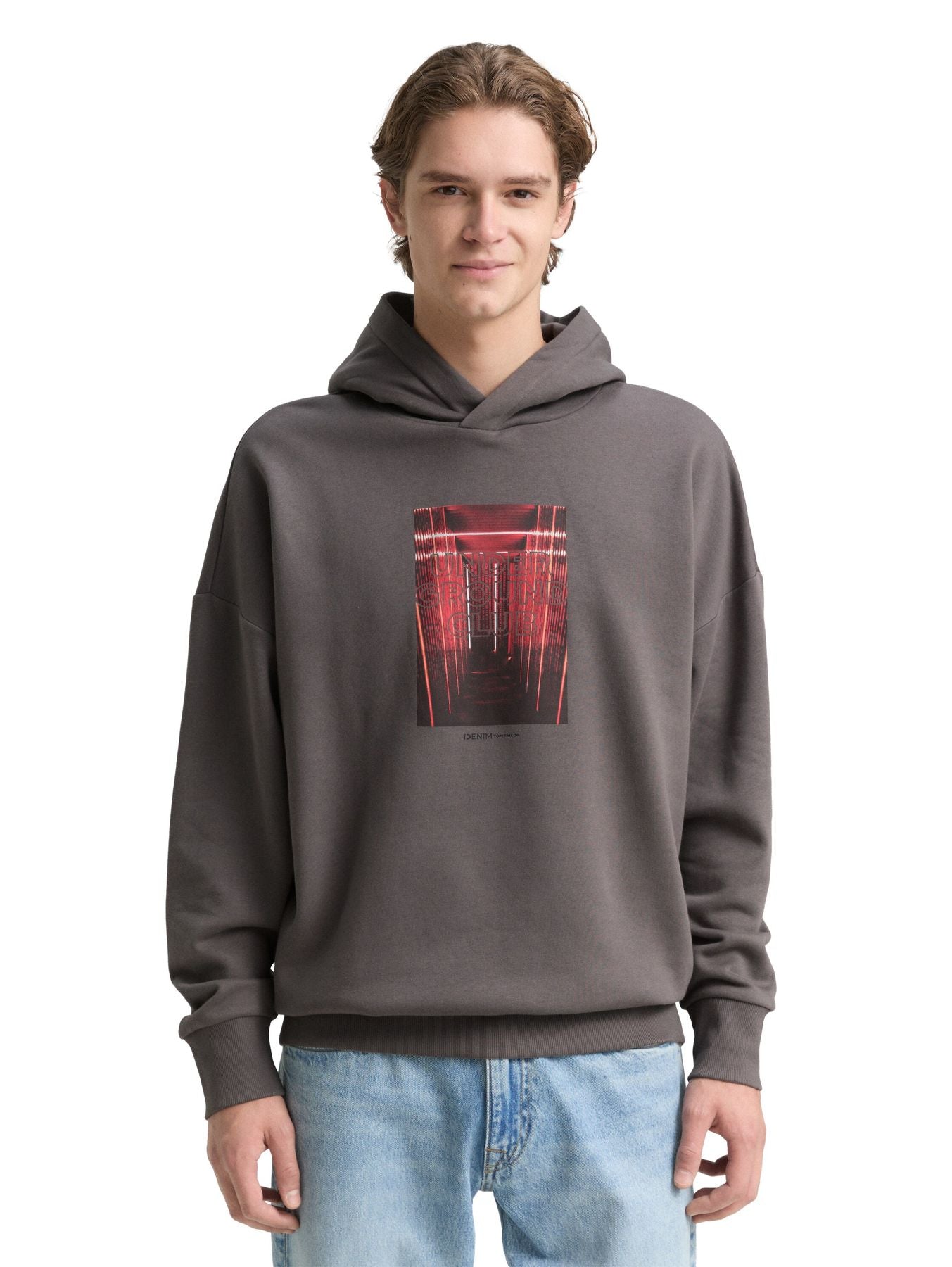 Oversize Hoodie Sweatshirt mit Print