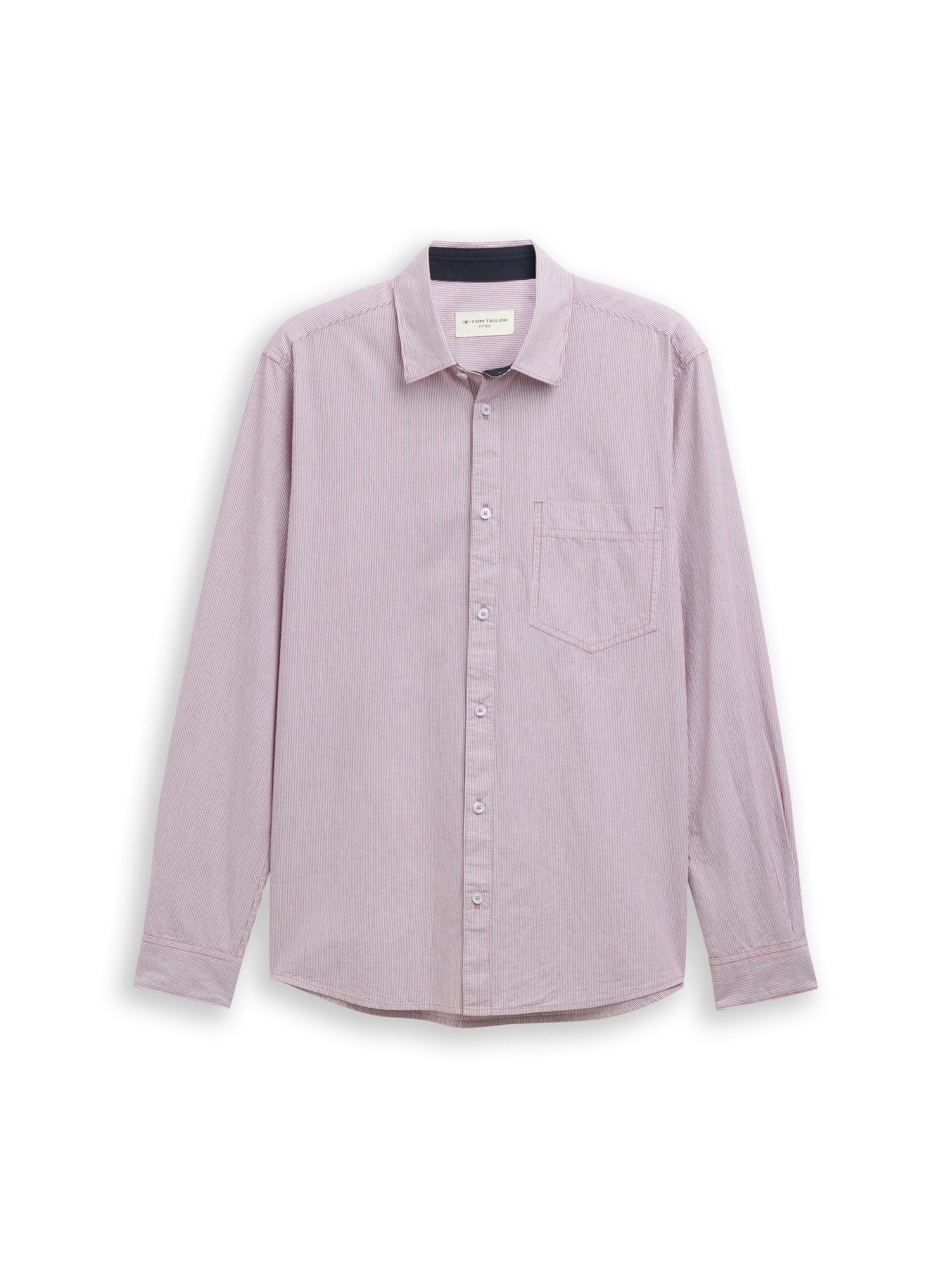 Fitted Hemd aus Baumwolle