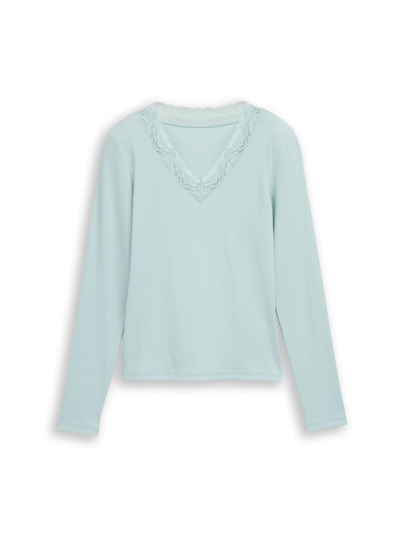 Langarmshirt mit Spitze