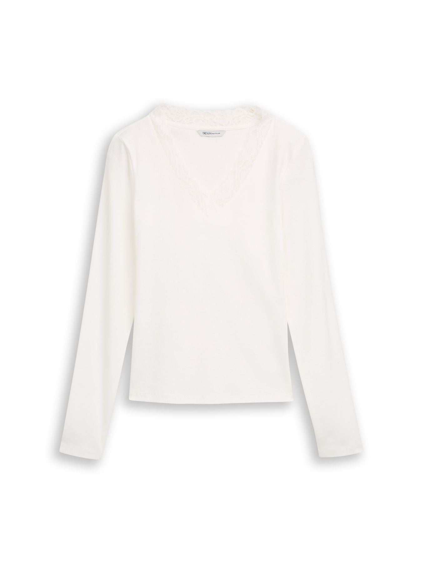 Langarmshirt mit Spitze