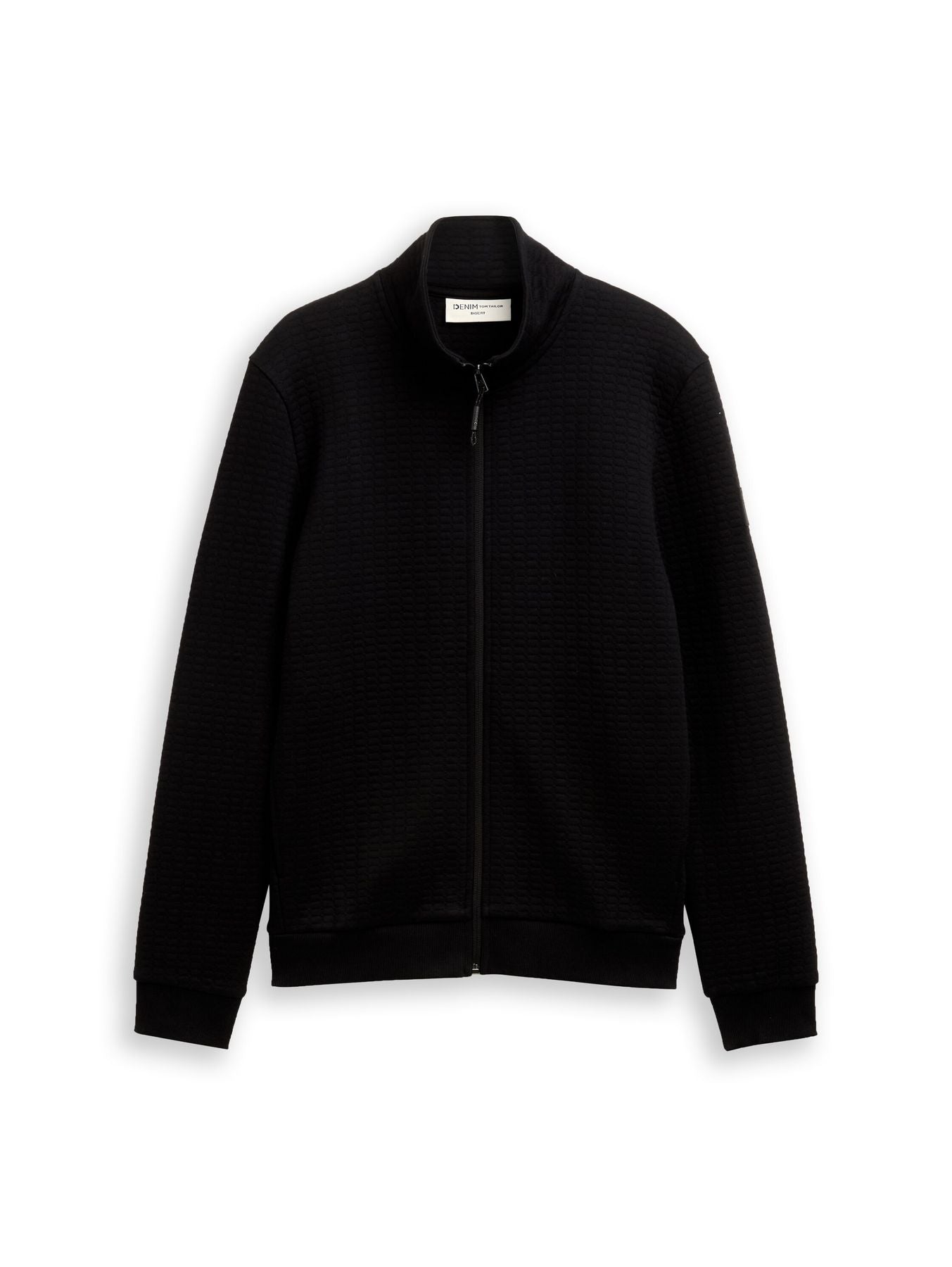 Sweatjacke mit Stehkragen