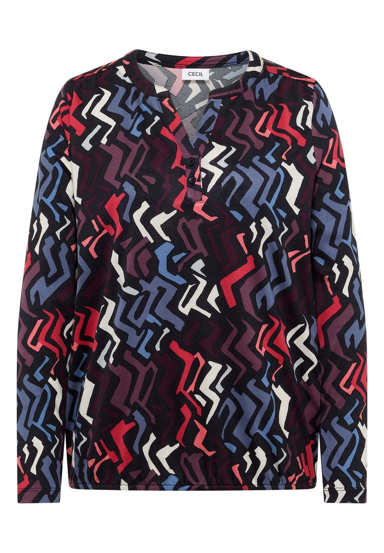 Gemustertes Tunika-Shirt