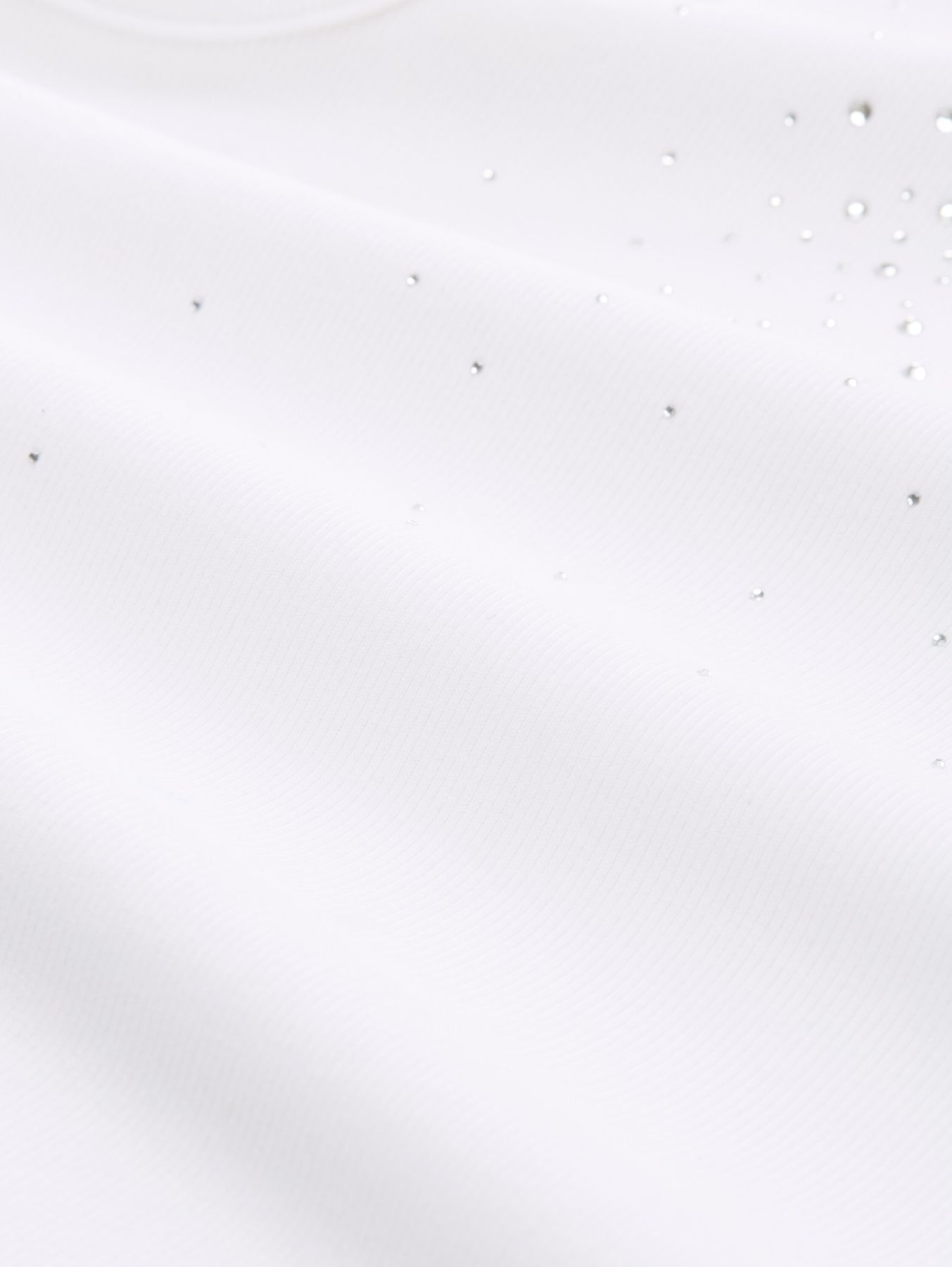 Ripp-Top mit Glitzer