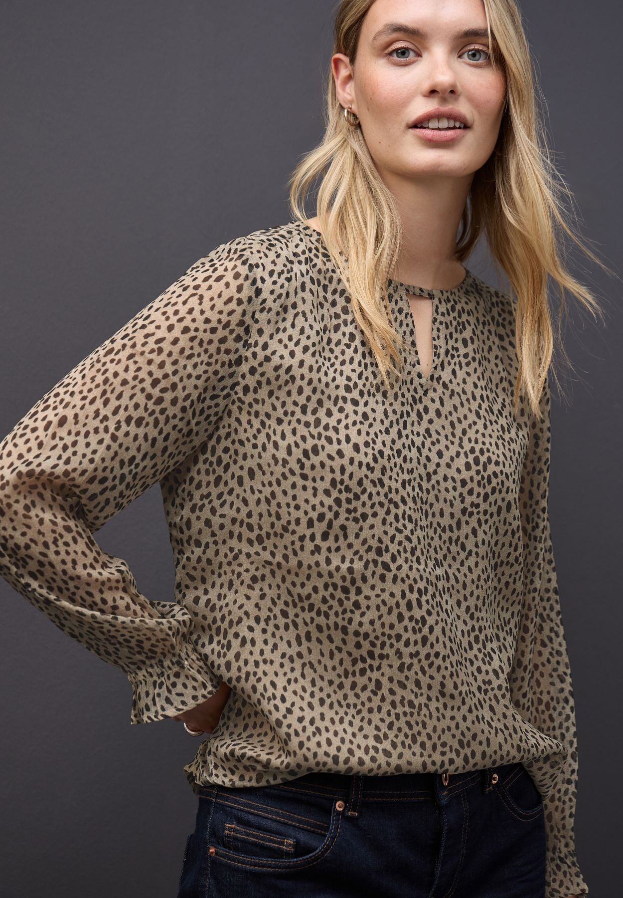 Leo Chiffon Tunika