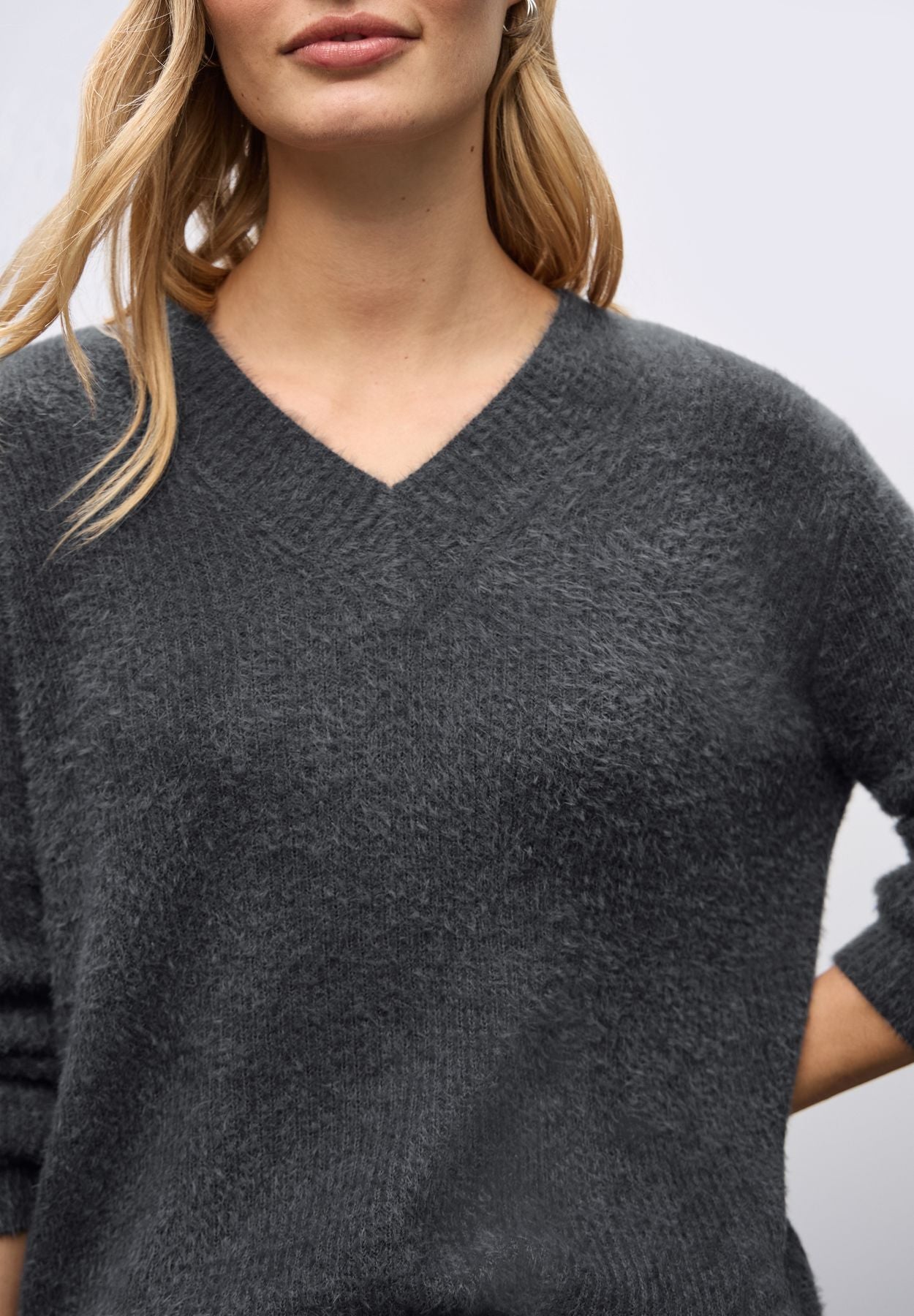 Kuscheliger V-Neck Pullover