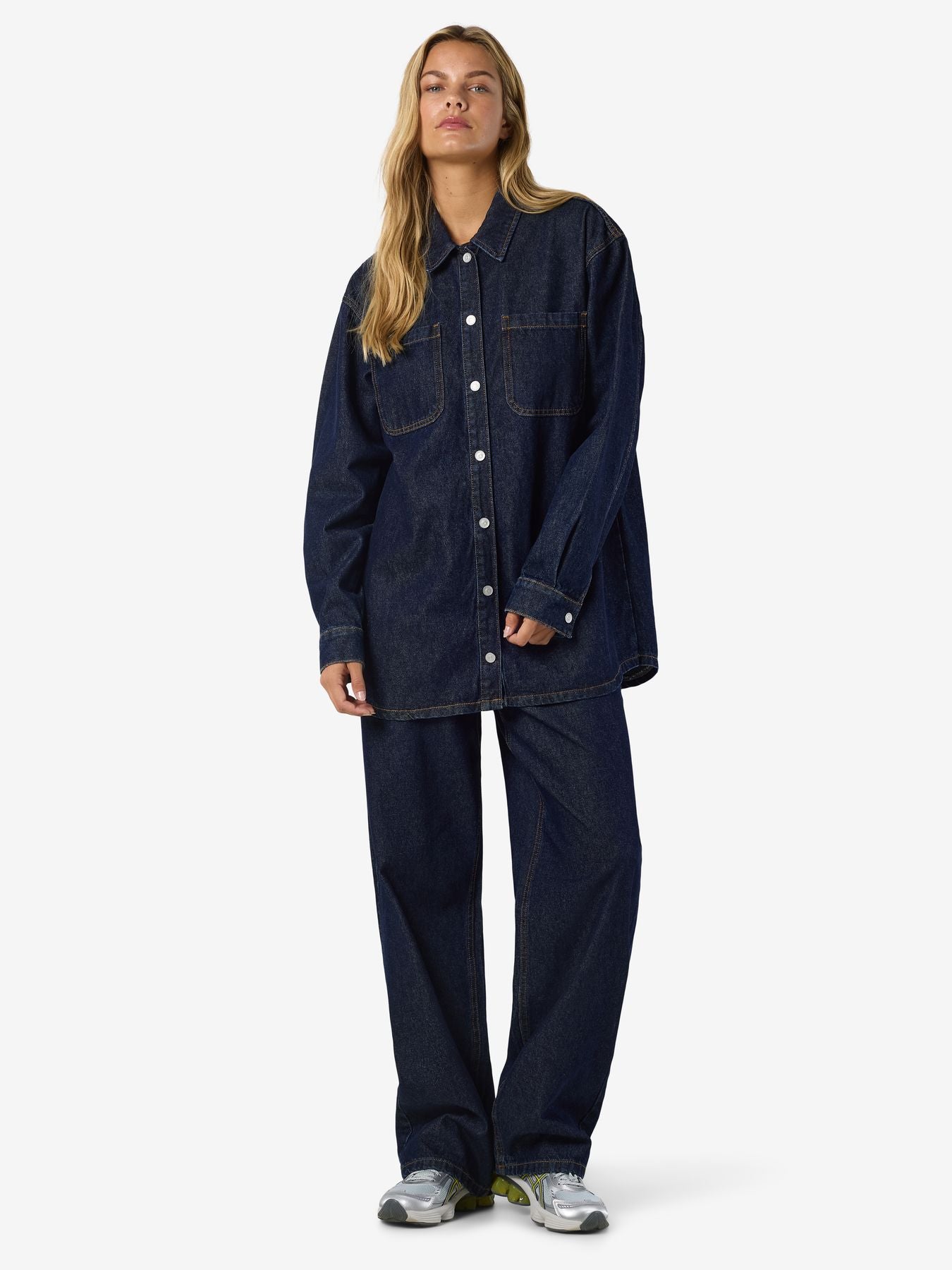 NMALVA L/S DENIM SHACKET AZ386DB NOOS