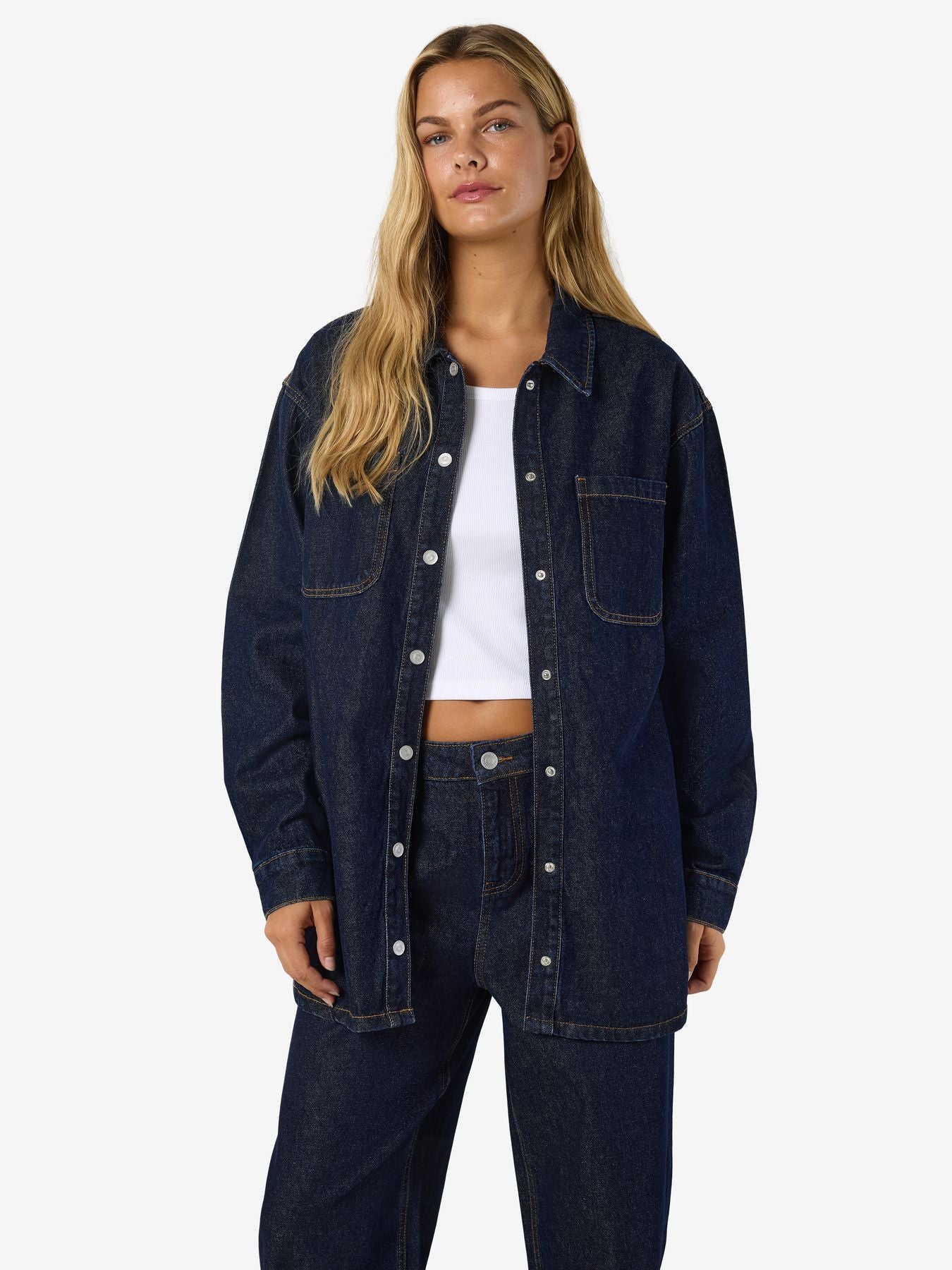 NMALVA L/S DENIM SHACKET AZ386DB NOOS