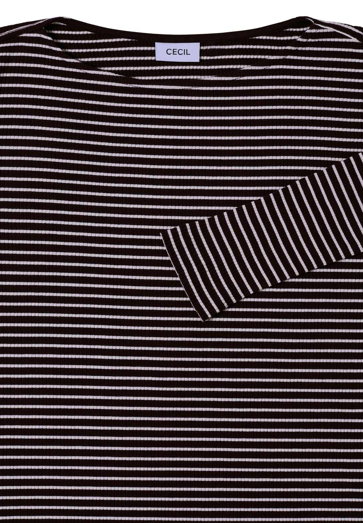 Gestreiftes Langarmshirt