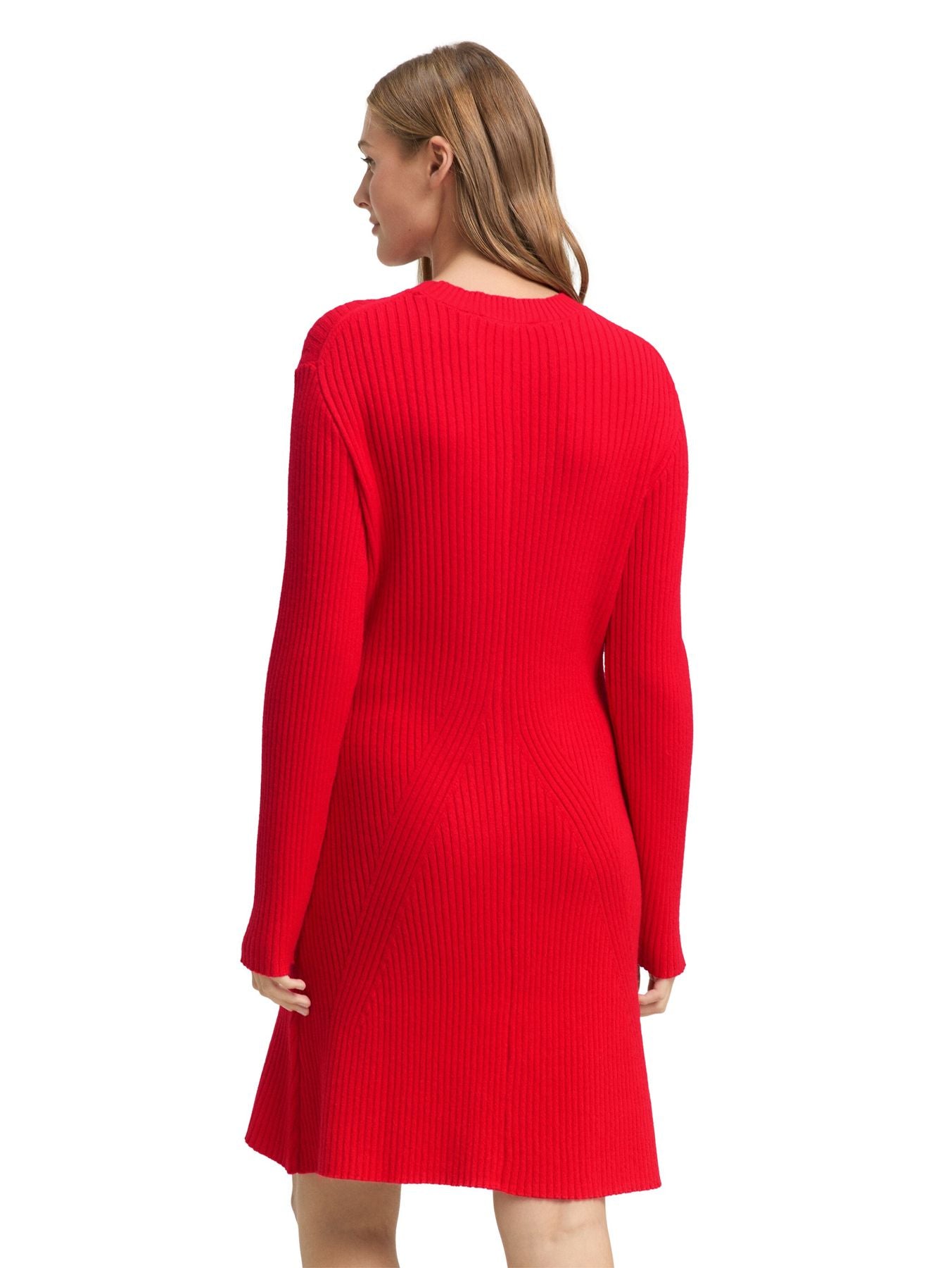 Fitted Mini-Kleid aus Rippstrick