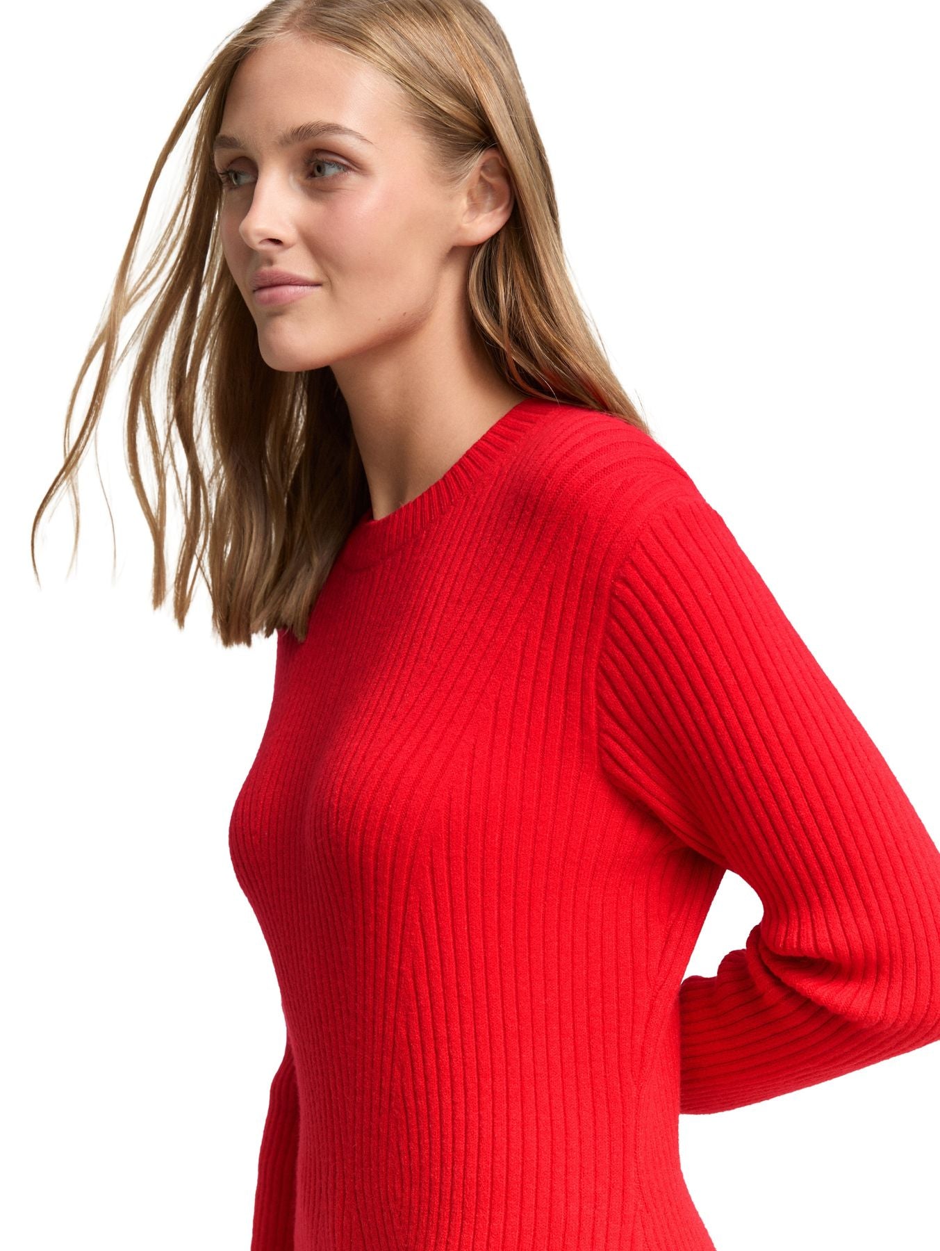 Fitted Mini-Kleid aus Rippstrick