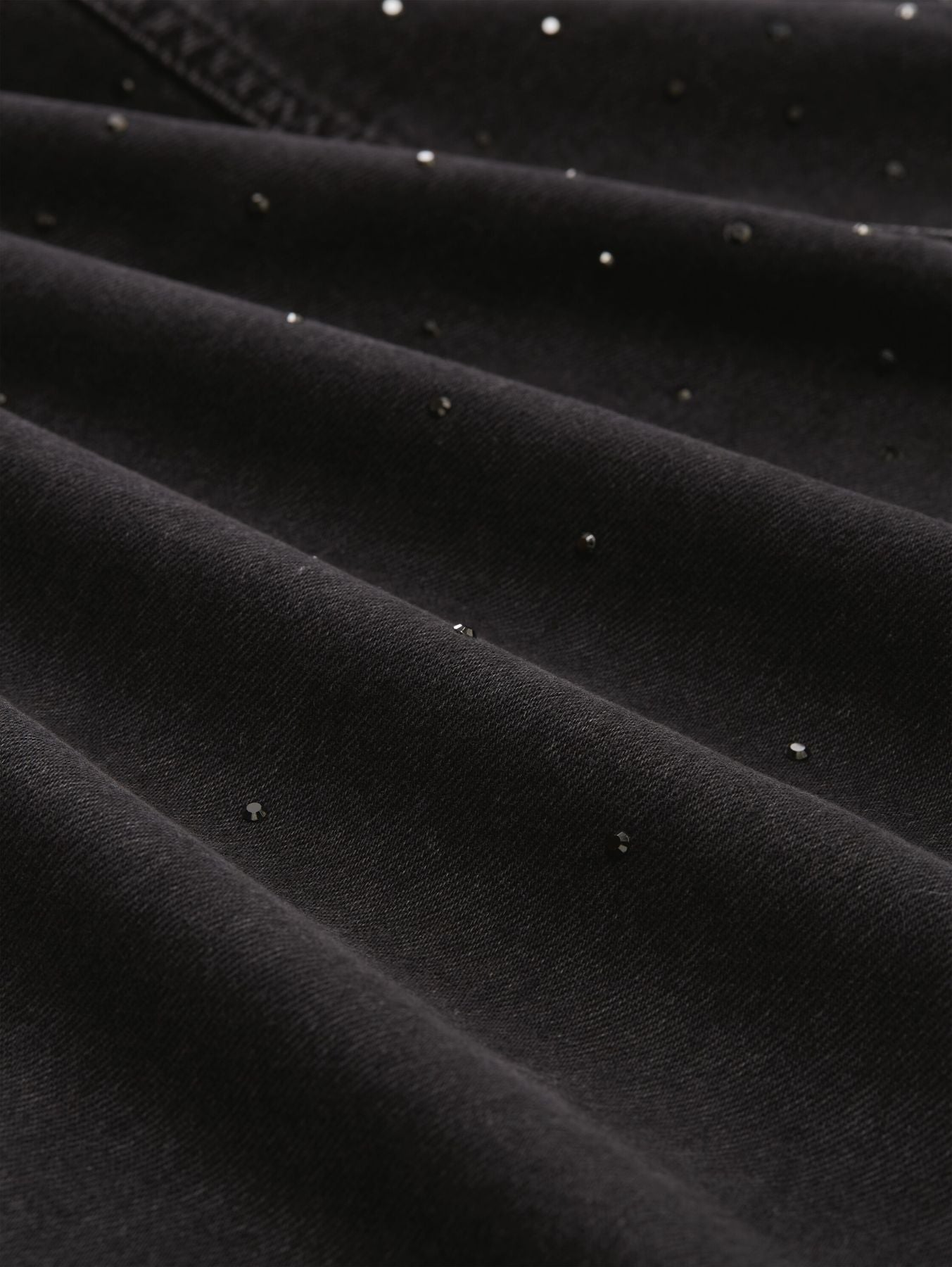 Jeansjacke mit Strass
