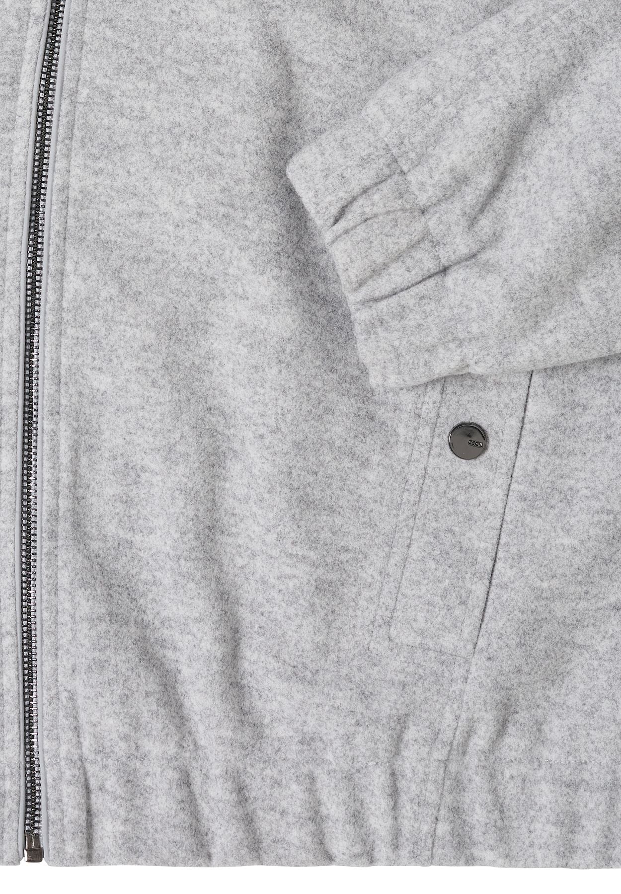 Hoodie Blouson in Wolloptik