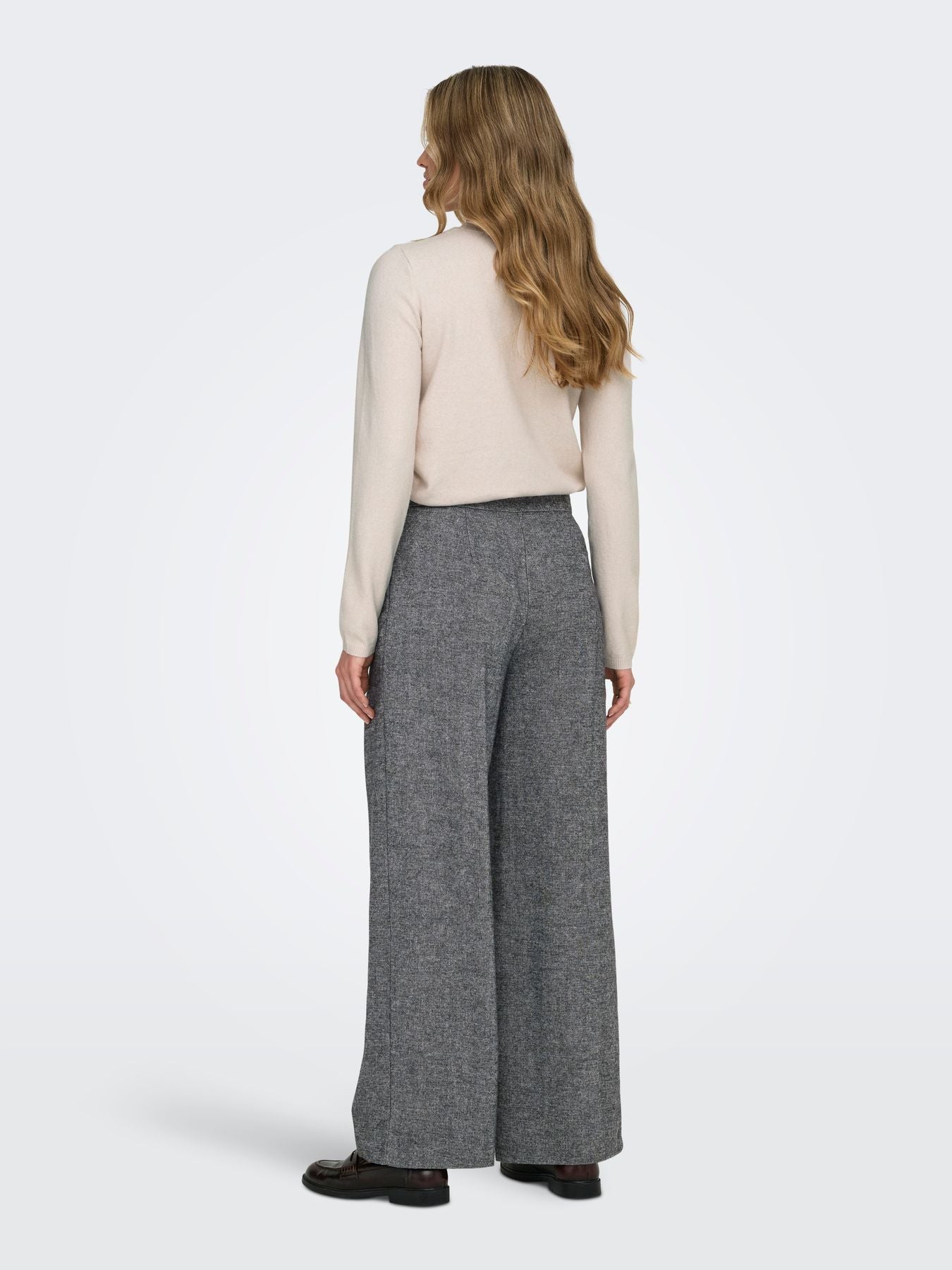 ONLBEKKA LIFE HW WIDE WOOL LOOK PANT TLR