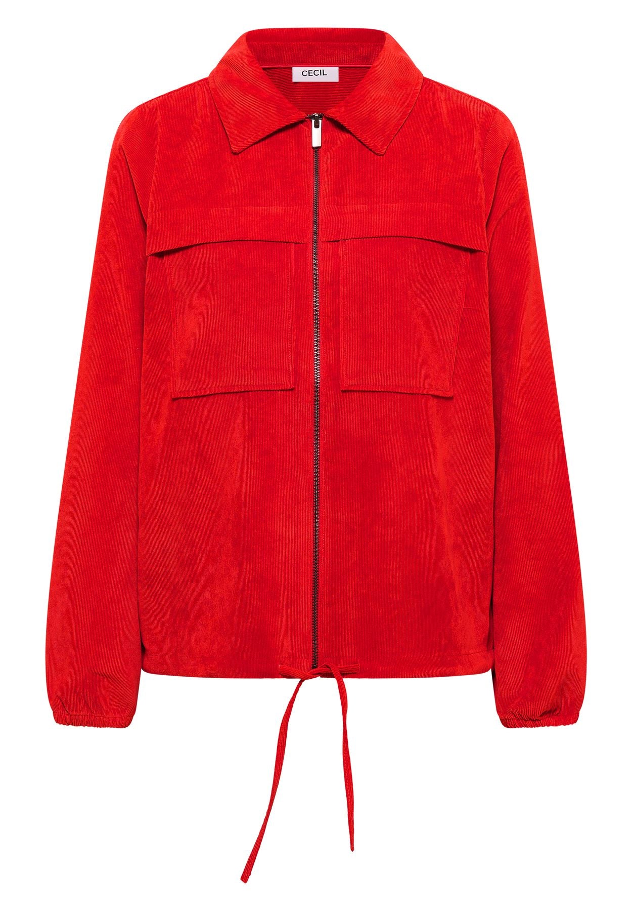 Cordjacke mit Tunnelzug