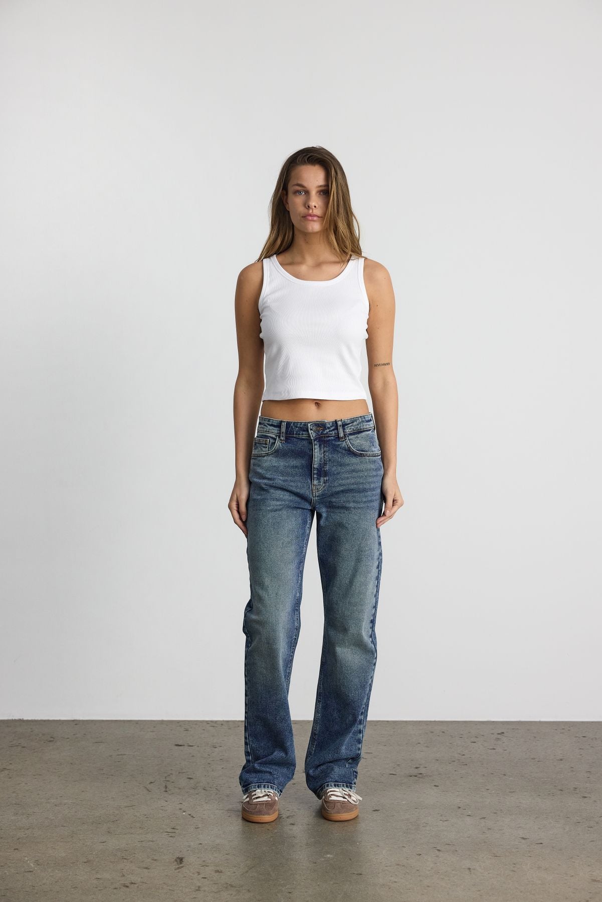 NMMONICA HW STRAIGHT JEAN AZ221DB NOOS