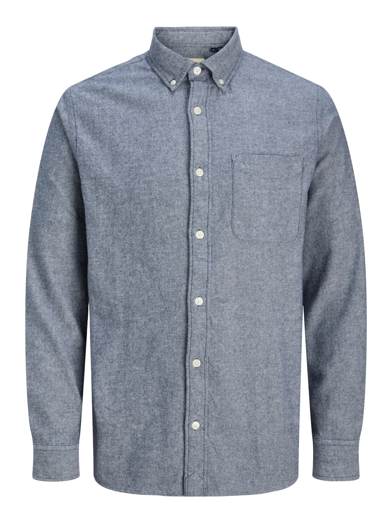 JPRBLUBROOK TWILL SOLID L/S SHIRT LN