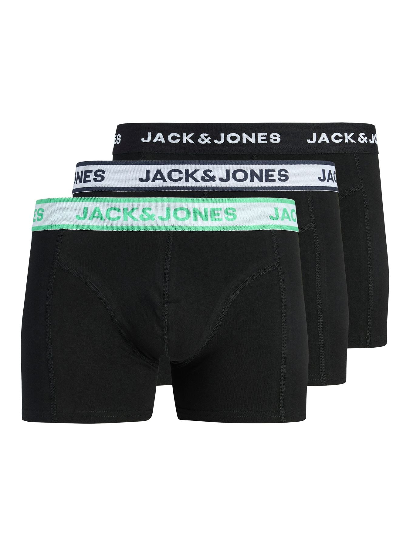 JACFRANKIE SOLID TRUNKS 3 PACK STYD