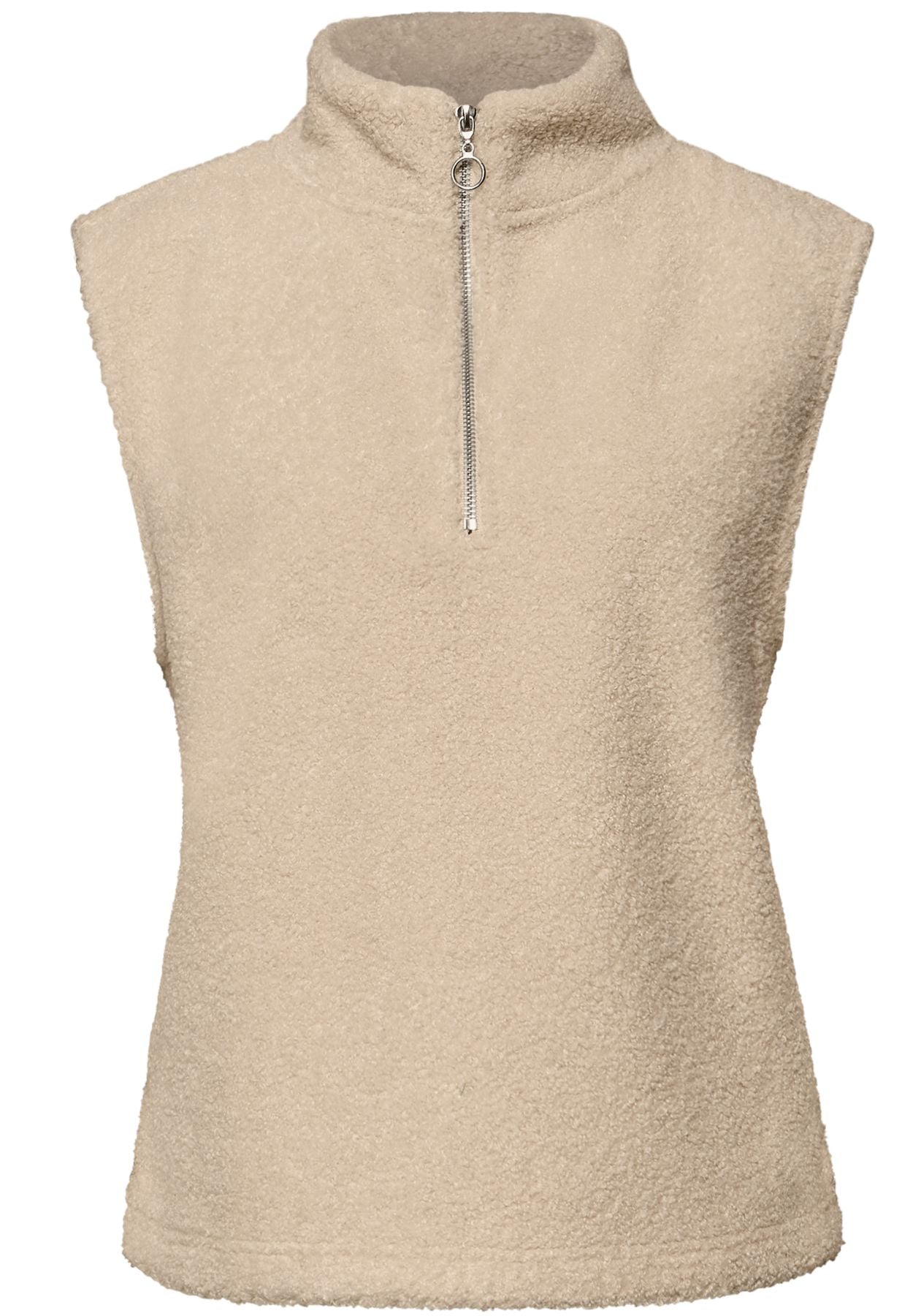 Teddy Shirt mit Zipper