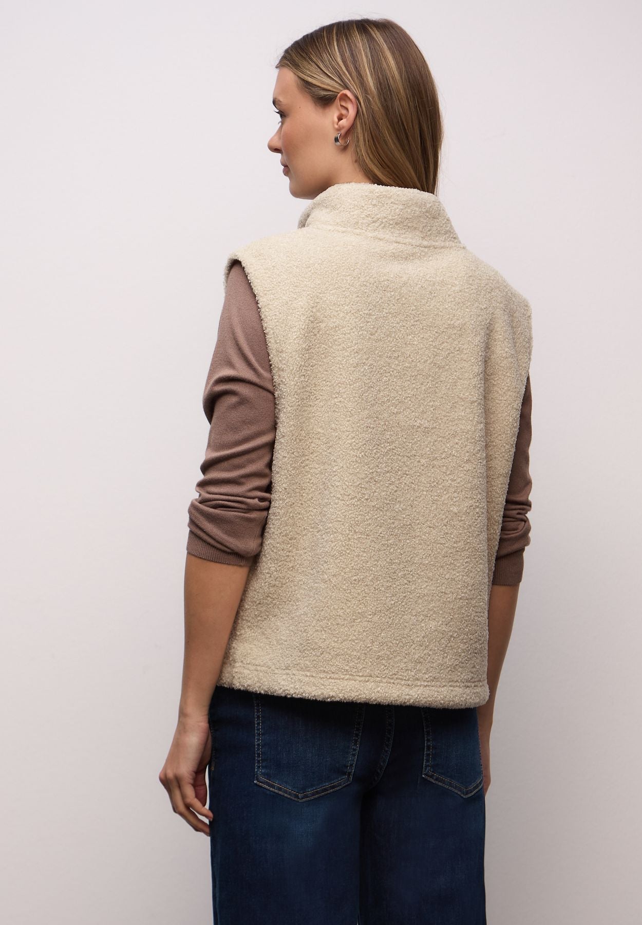 Teddy Shirt mit Zipper