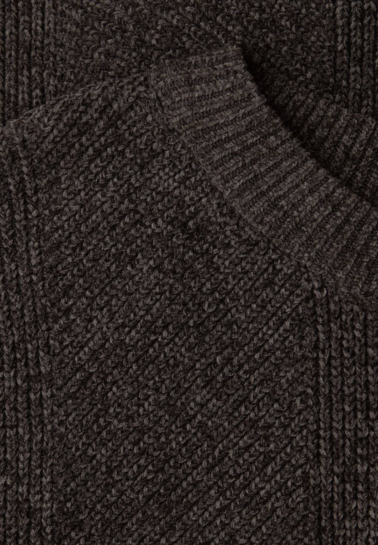 Ärmelloser Chenille Pullover