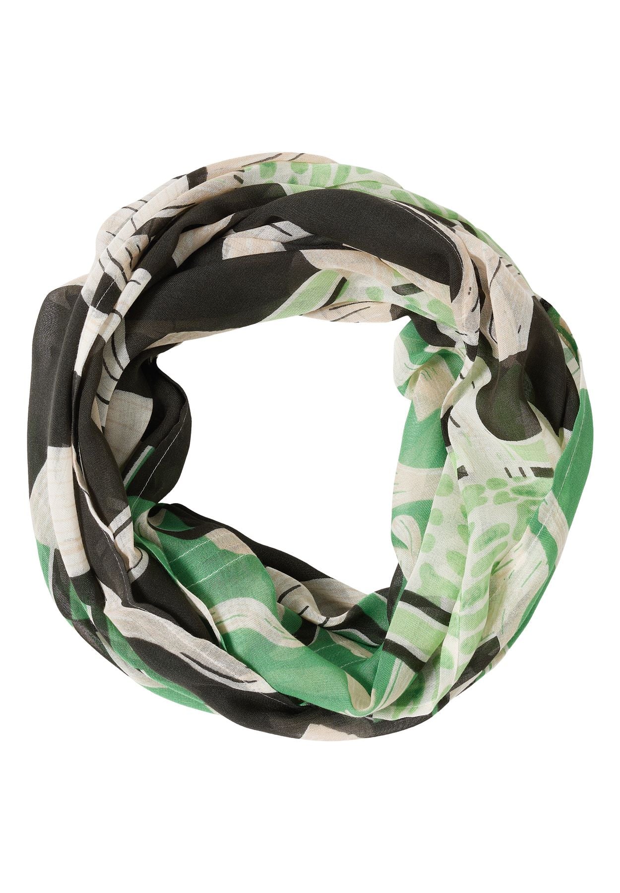 Gemusterter Loop-Schal