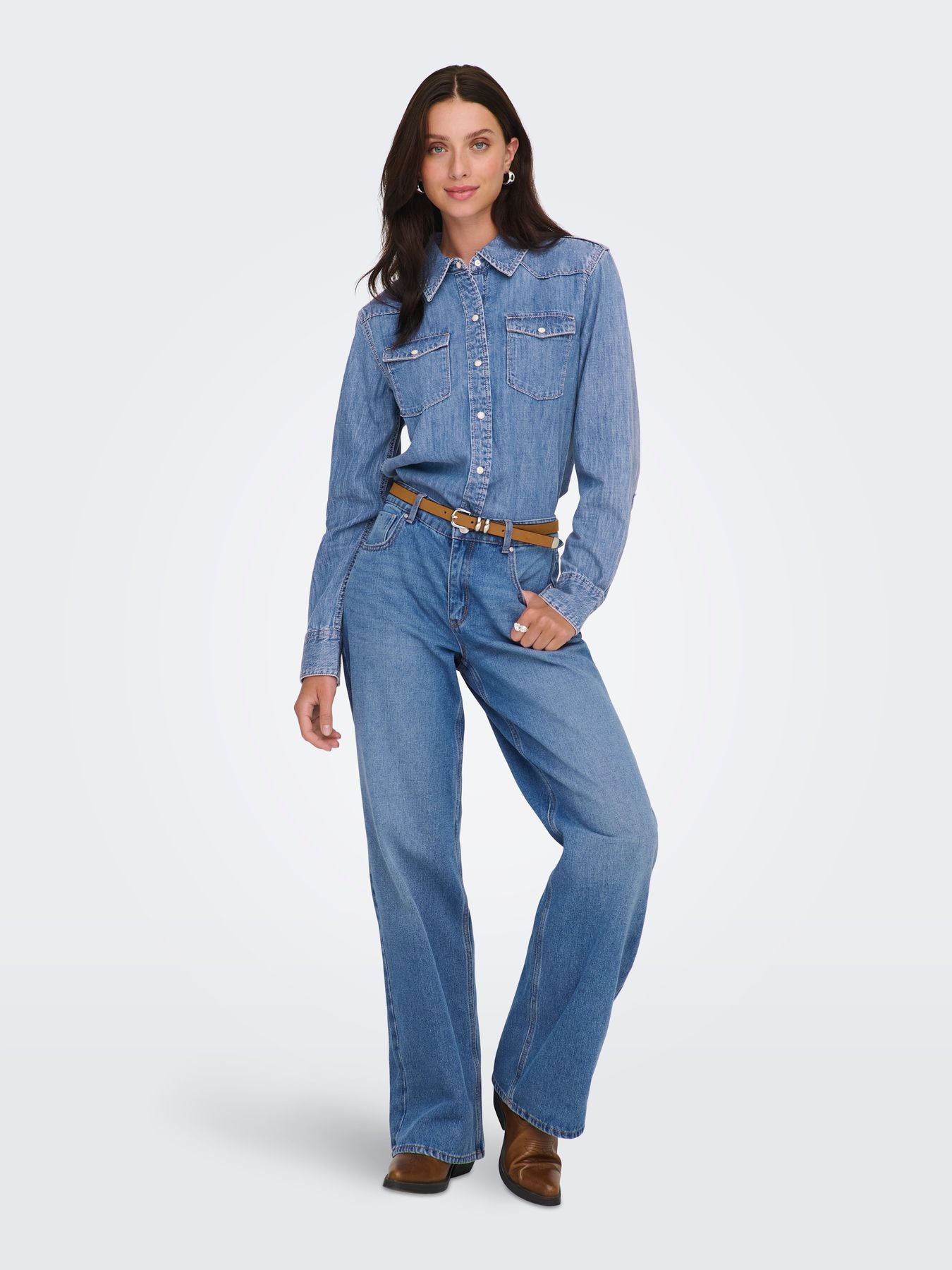 ONLCHARLIZE LS DNM SHIRT AKM NOOS