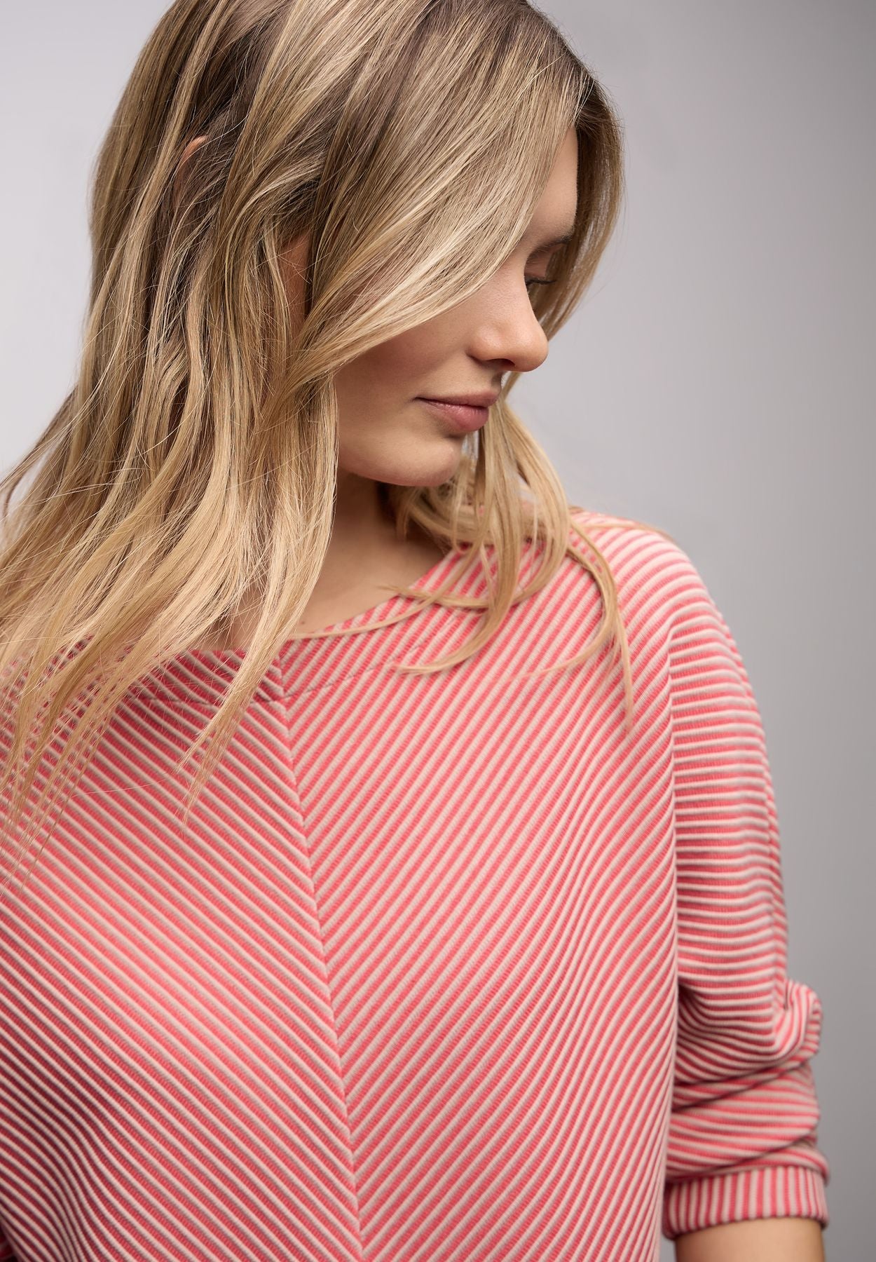 Two-Tone Strukturshirt