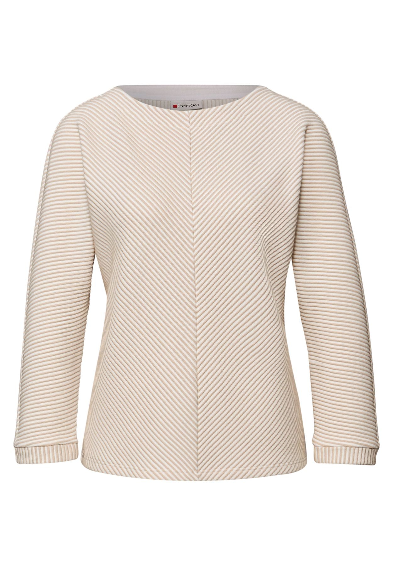 Two-Tone Strukturshirt