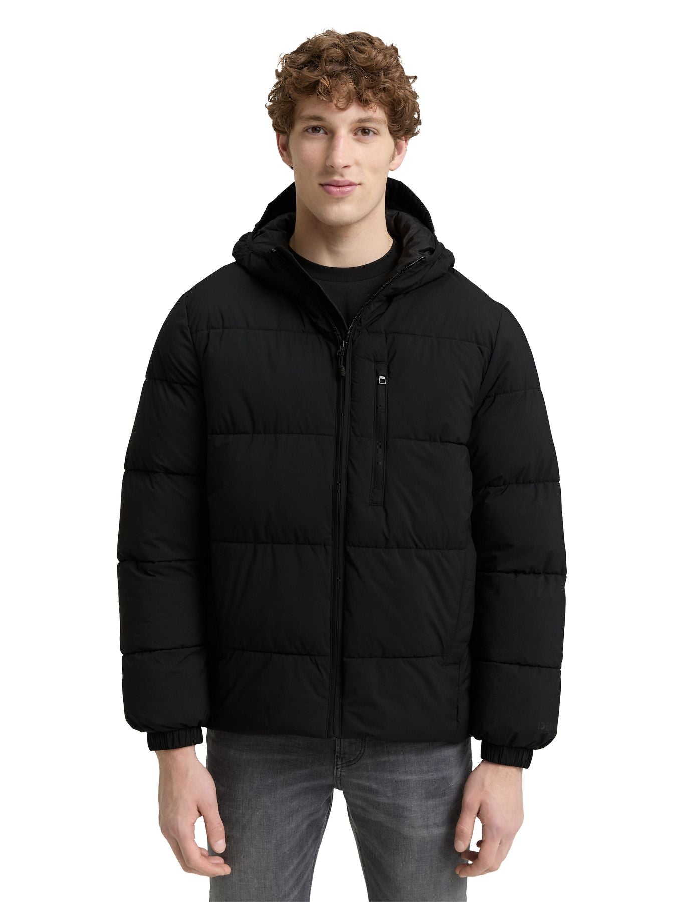 Lightweight Pufferjacke mit Kapuze