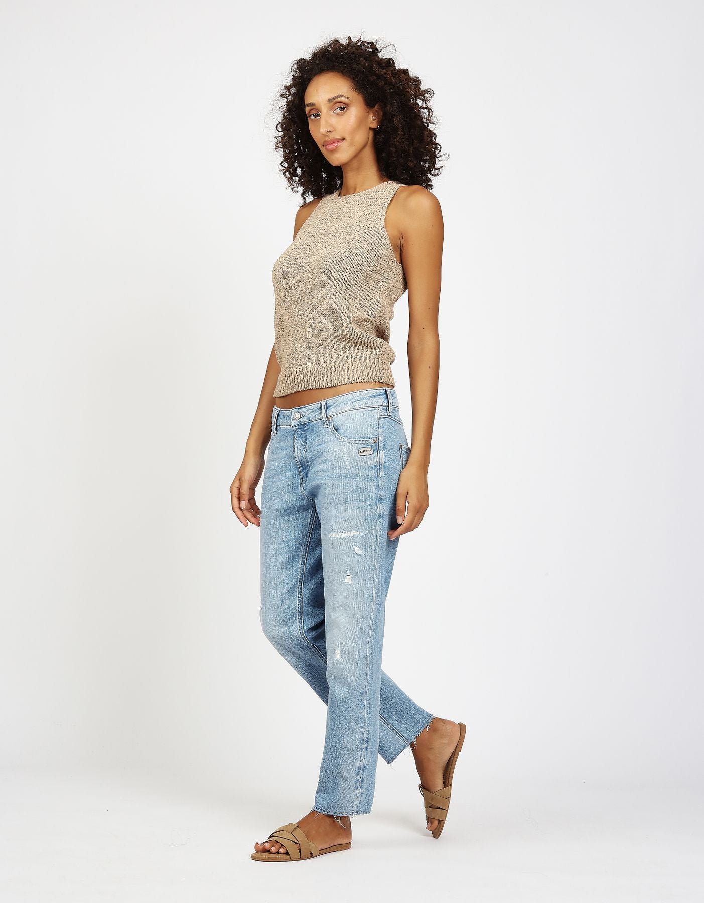 94NADIA CROPPED  - boyfriend fit