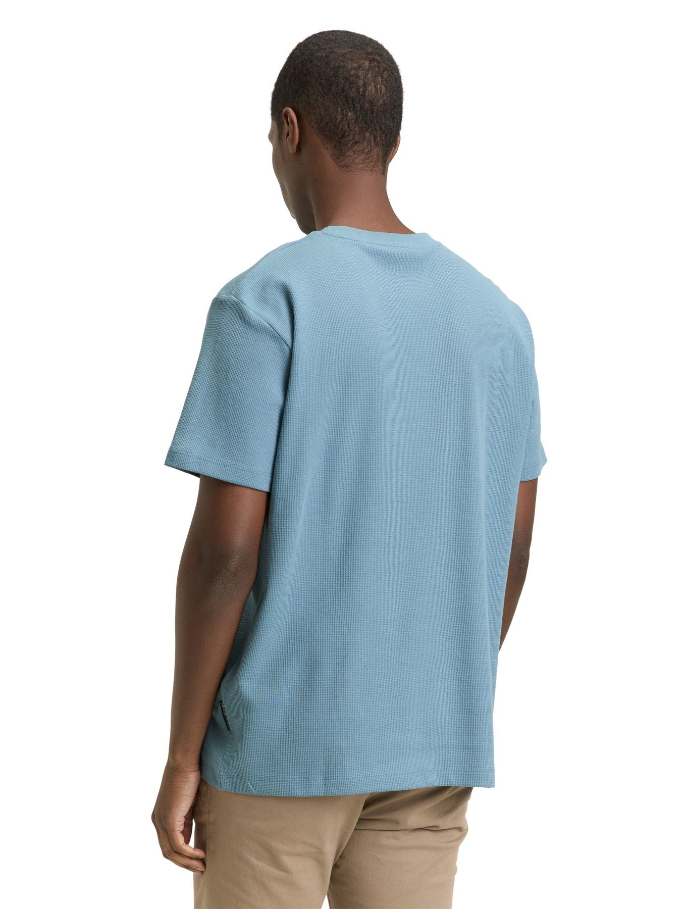 T-Shirt mit Waffelstruktur