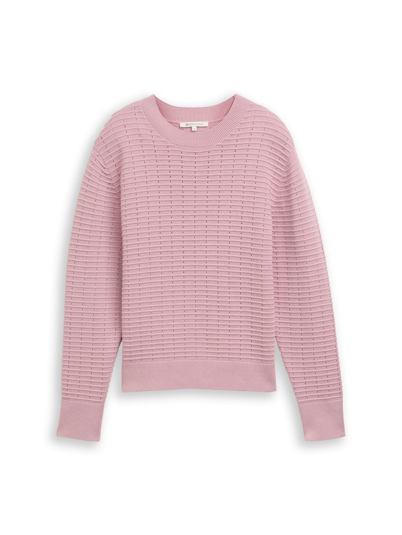 Strickpullover mit Rundhalsausschnitt