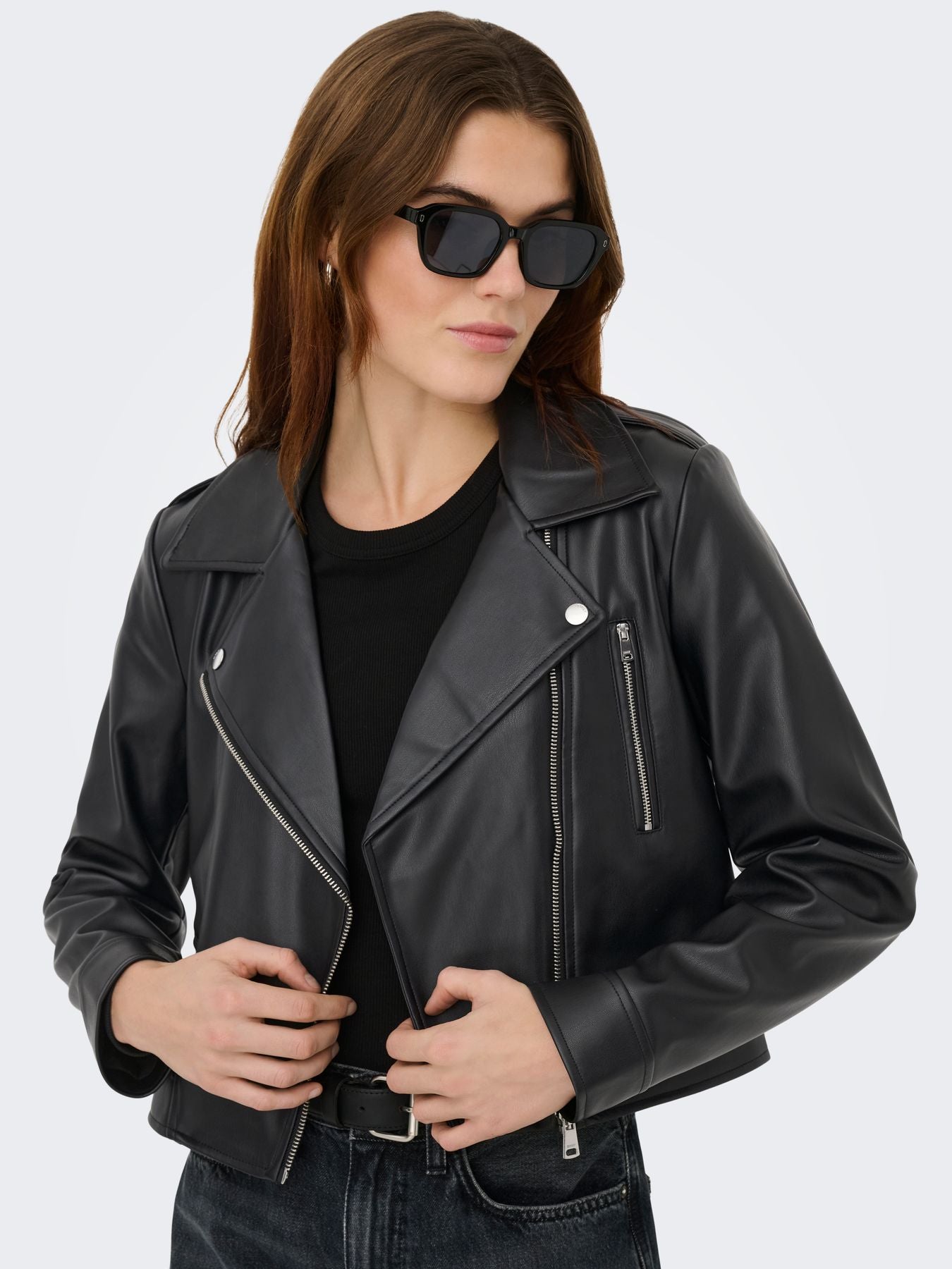 ONLCARMEN FAUX LEATHER BIKER CC OTW