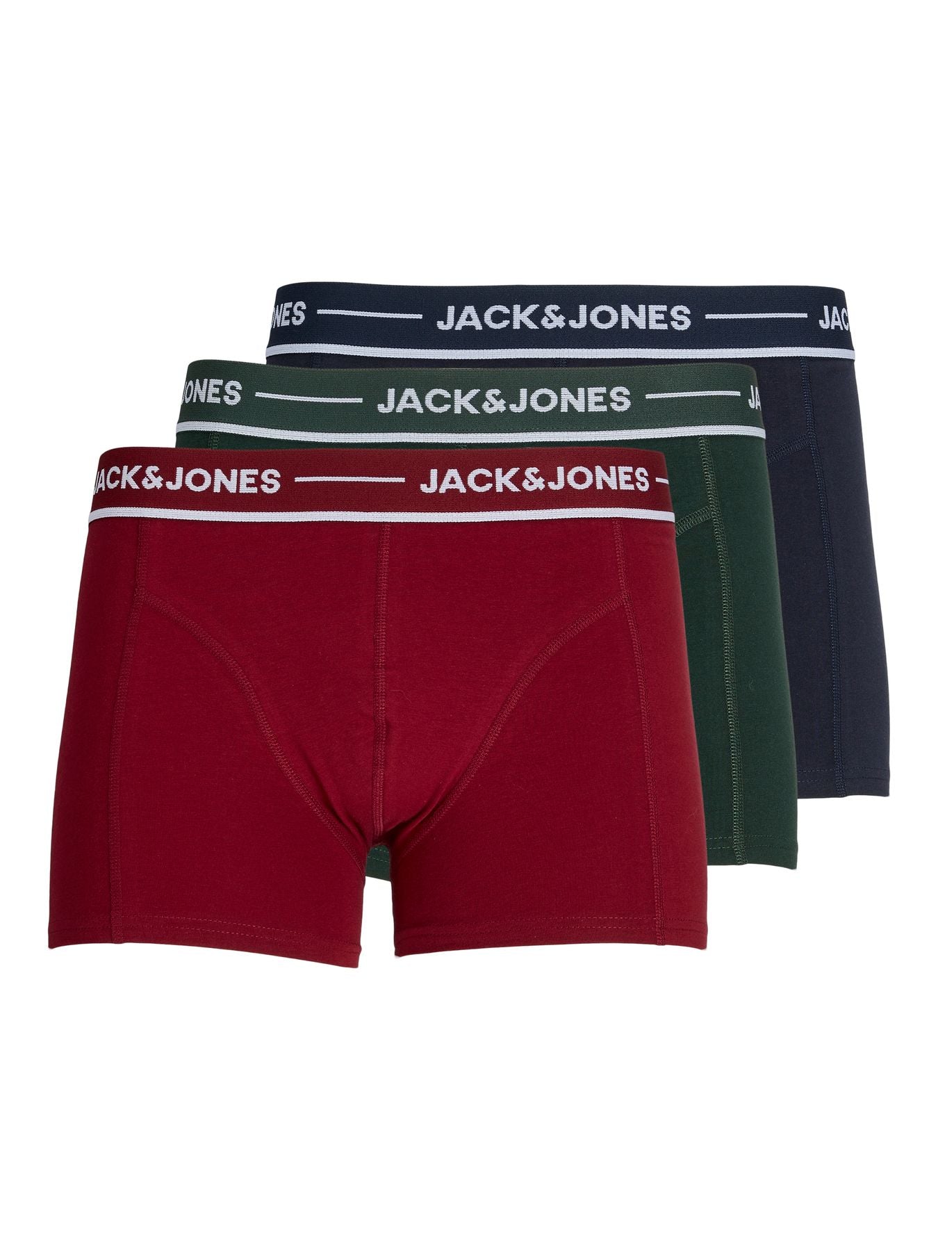 JACCLAUS SOLID TRUNKS 3 PACK SN