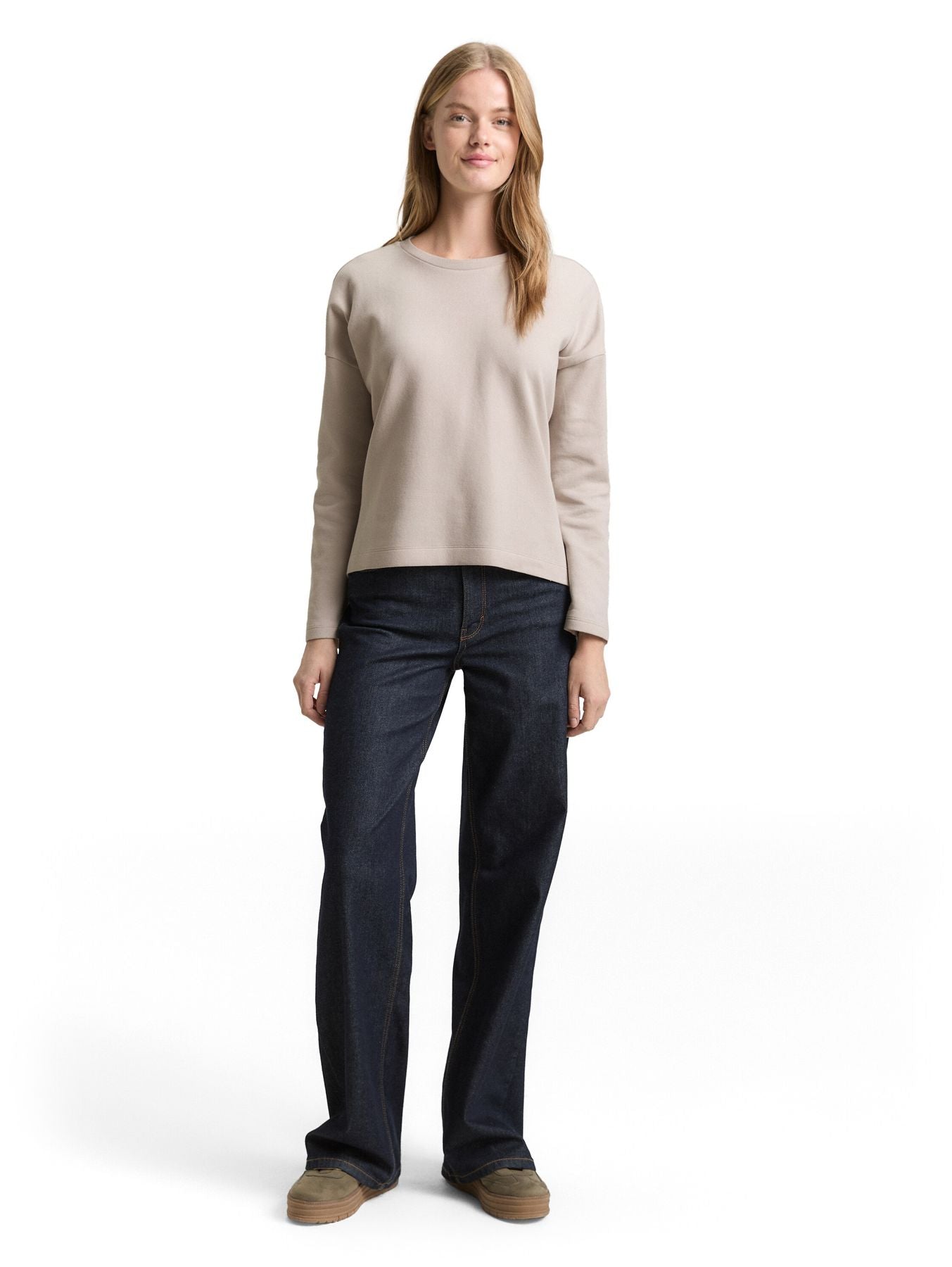 Loose Fit Langarmshirt