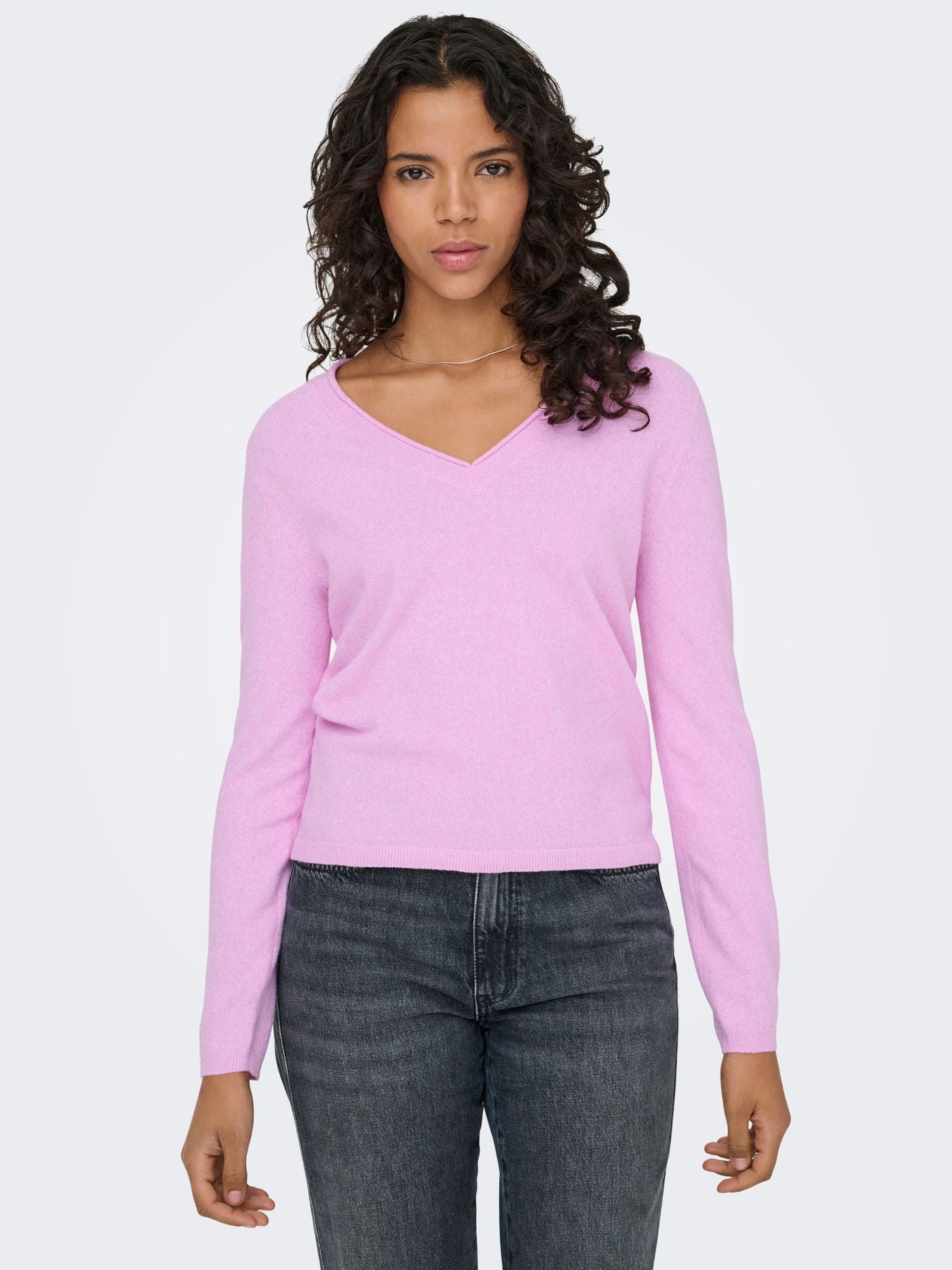 ONLLOYAL LS V-NECK PULLO KNT NOOS