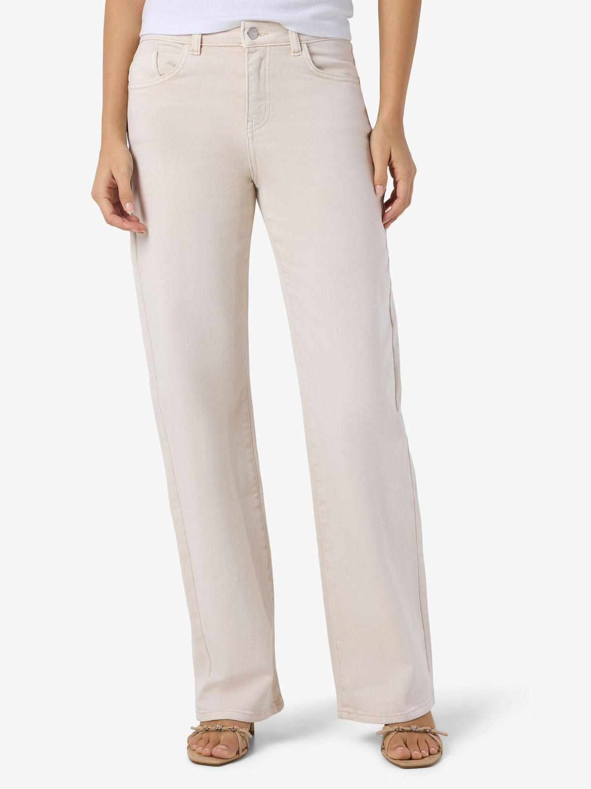 NMYOLANDA MW STRAIGHT JEANS COLORED NOOS