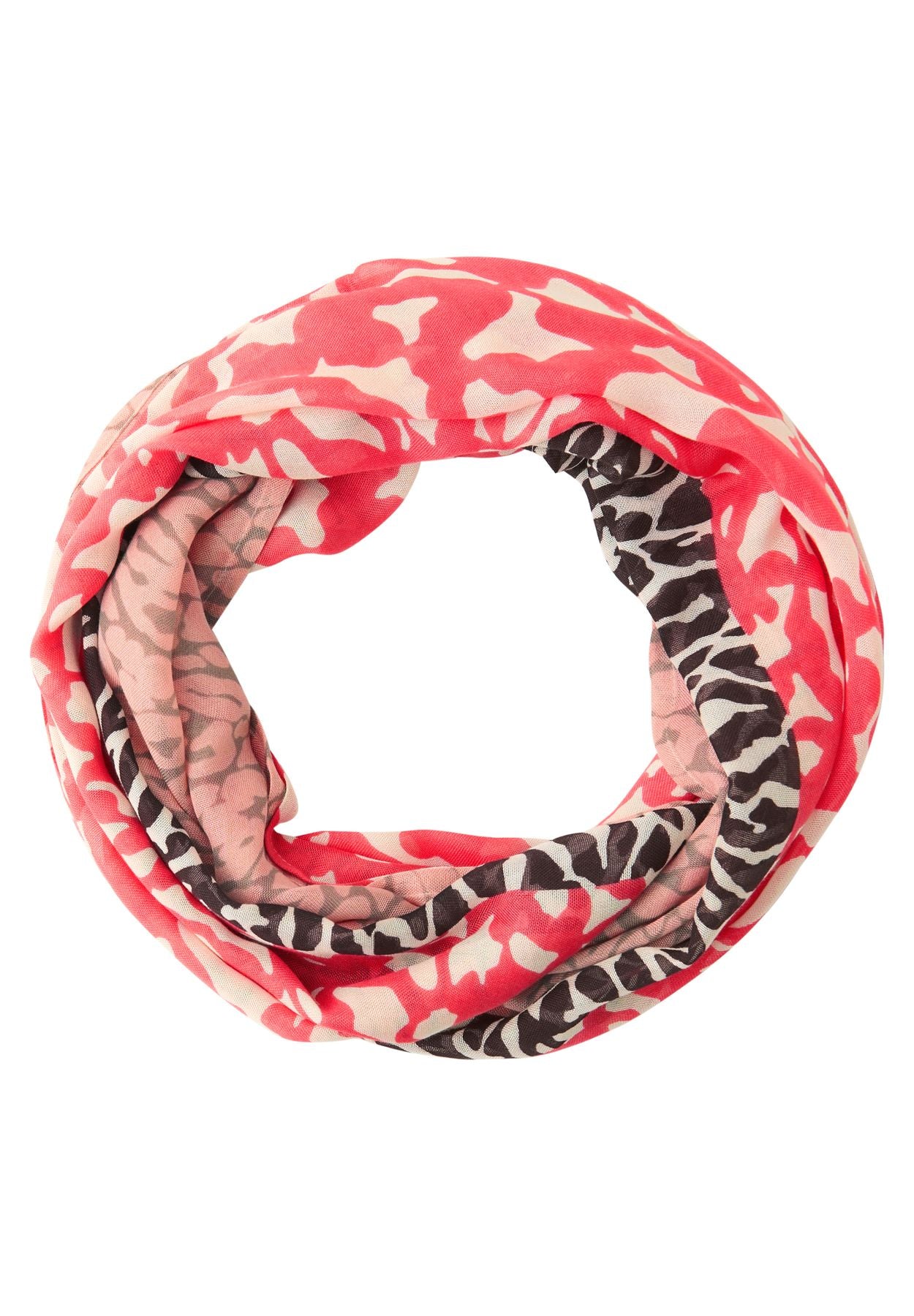 Gemusterter Loop-Schal