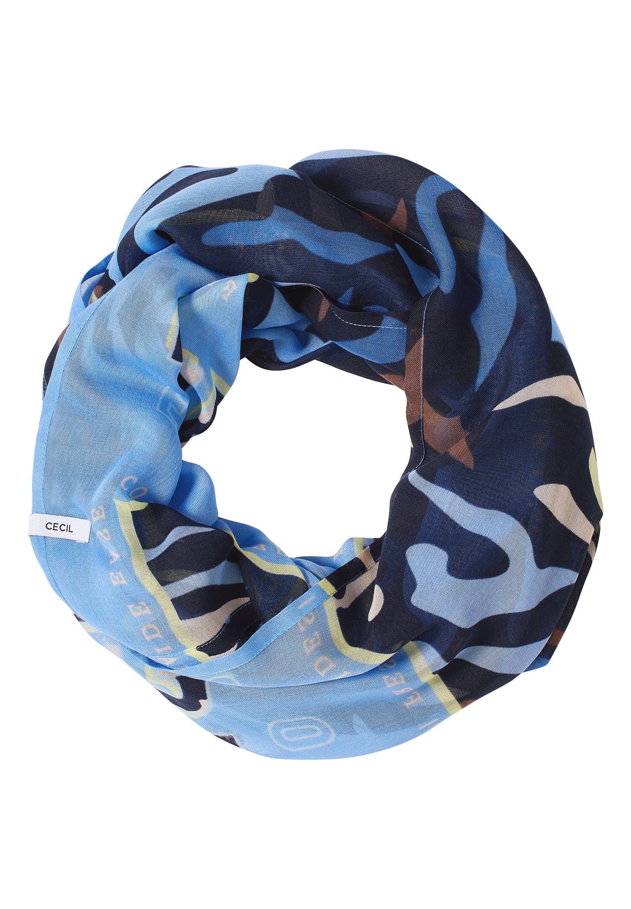 Gemusterter Loop Schal