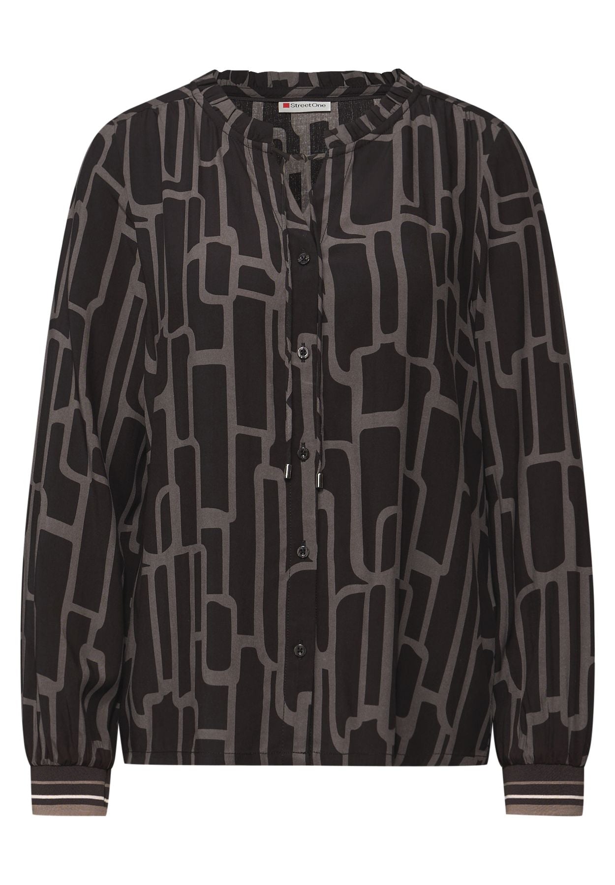 Gemusterte Tunika mit Tape