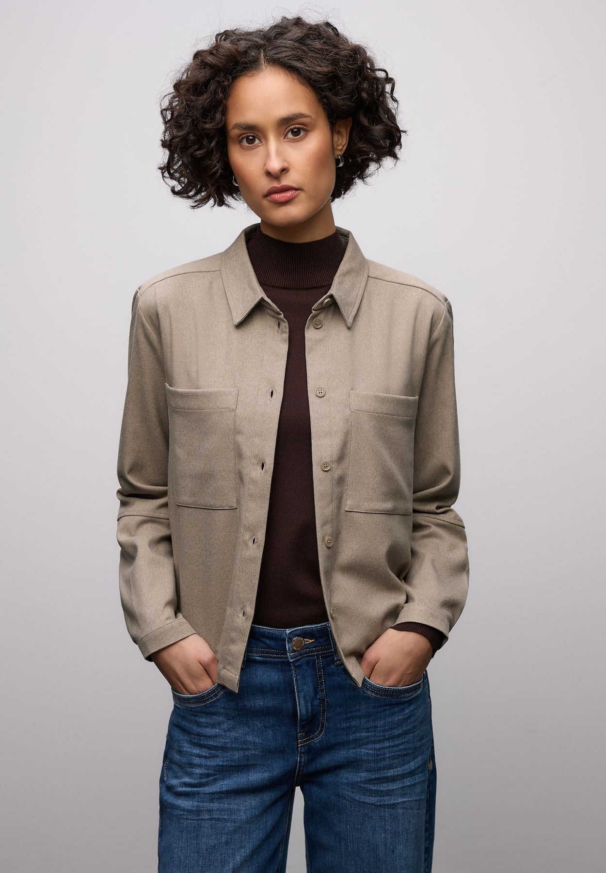 Hemdbluse mit Taschen