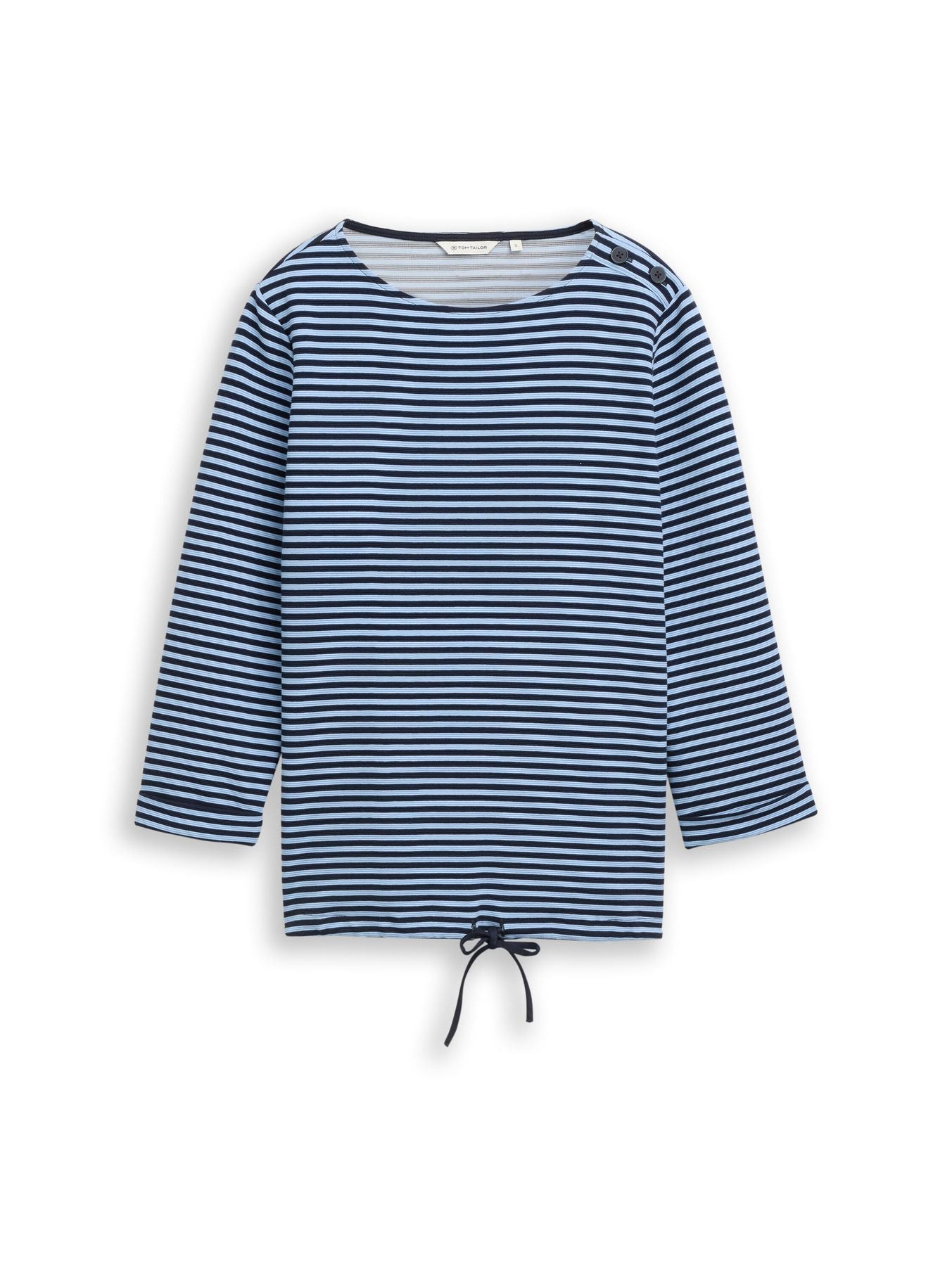 Langarmshirt mit Knopf-Details
